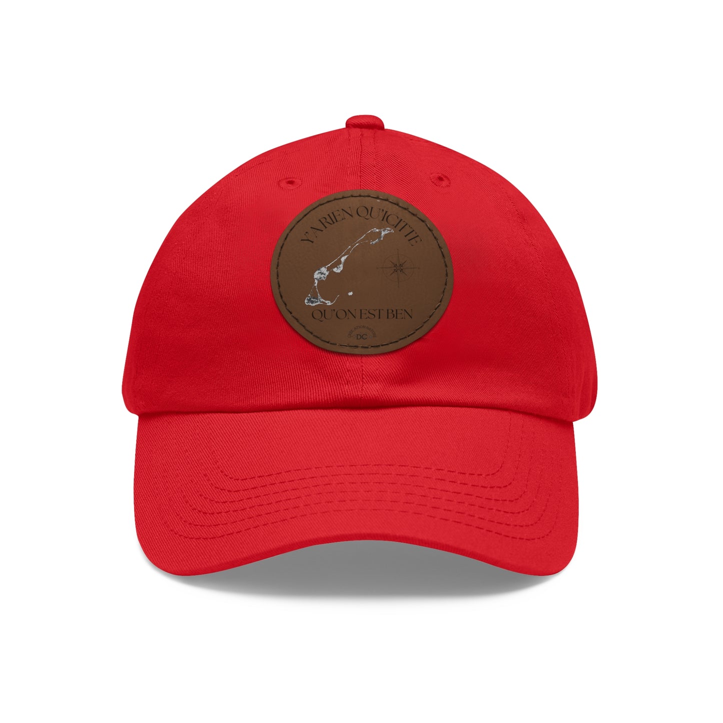 Adventure Dad Hat with Leather Patch - Perfect for Outdoor Enthusiasts - Crée_ation Nature DC