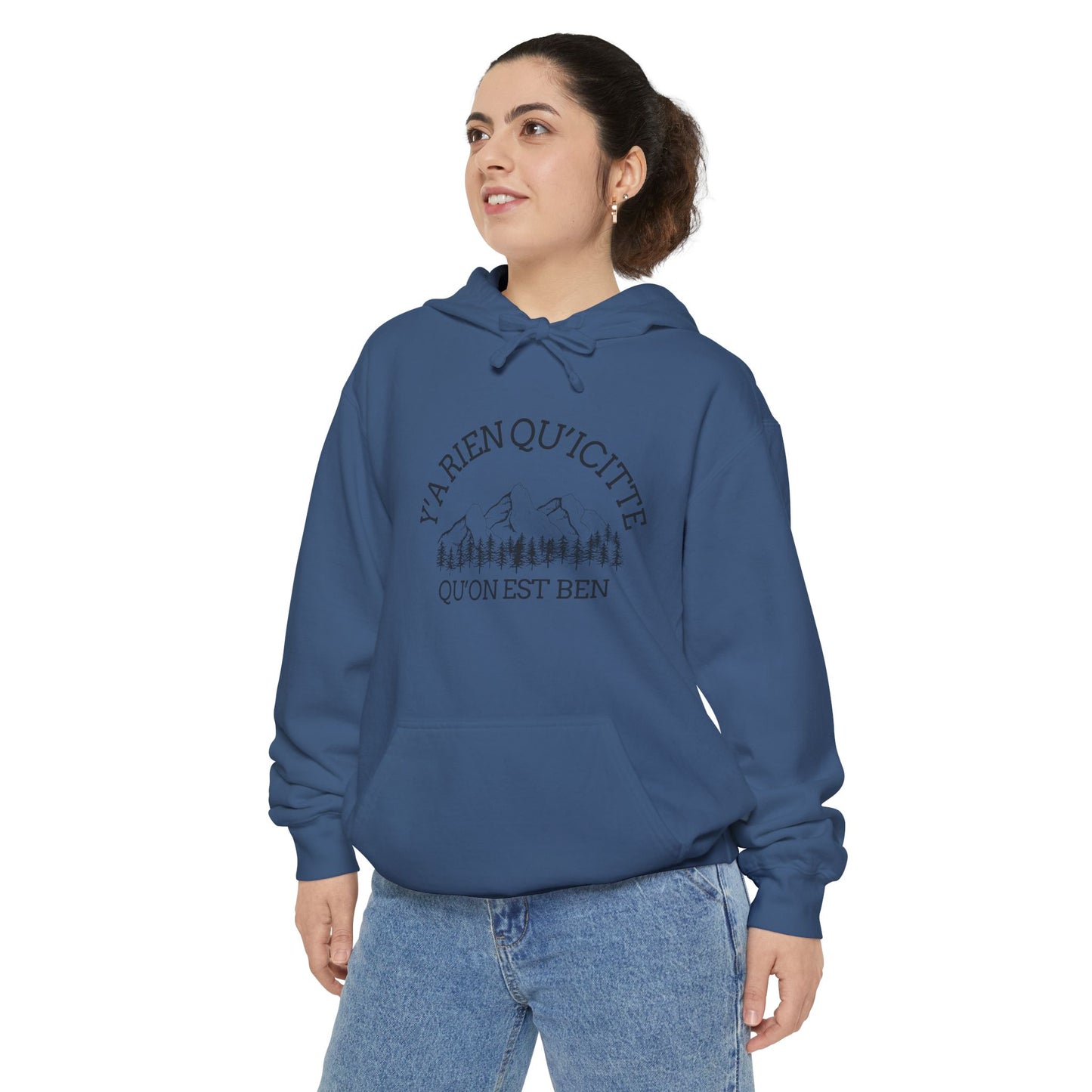 Sweats à capuche Cozy Unisex Garment-Dyed Hoodie - Nature Inspired Design - Crée_ation Nature DC