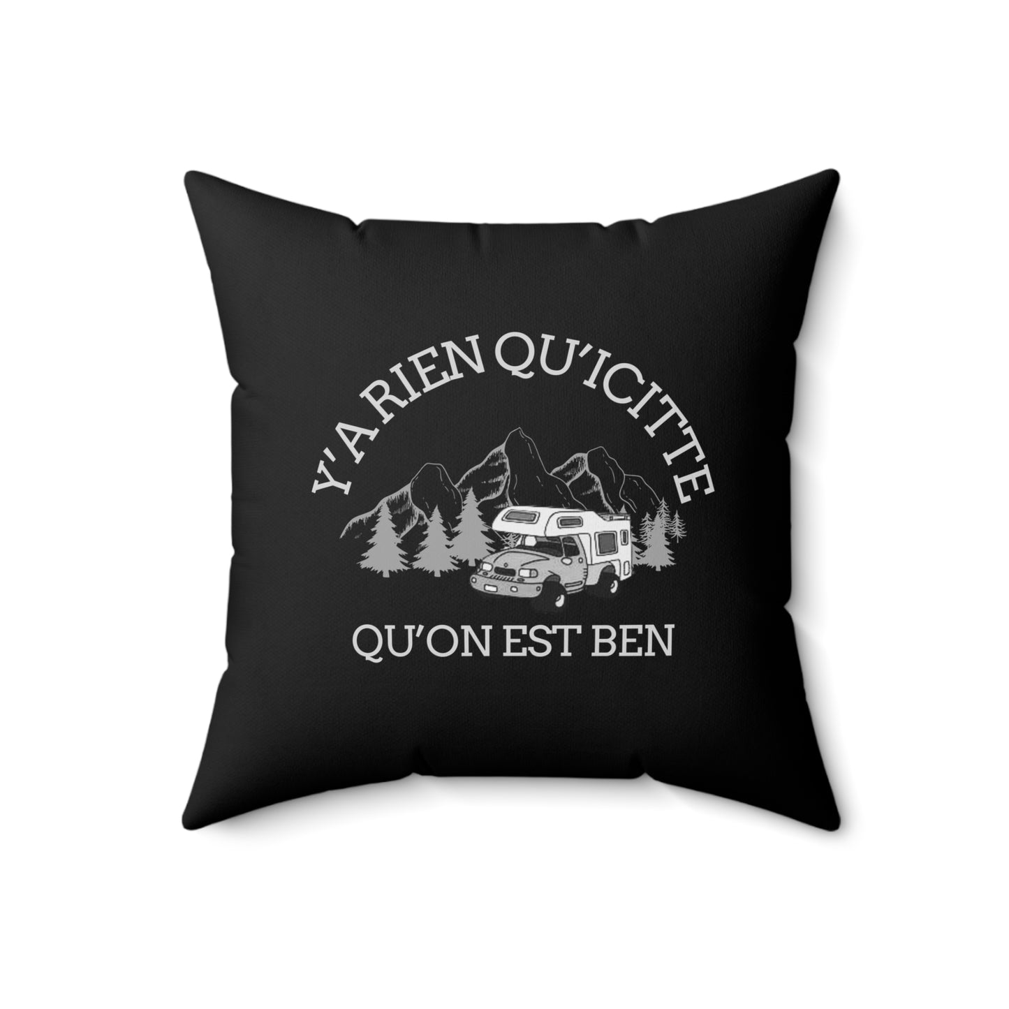 Adventure Quote Square Pillow - Cozy Home Decor for Travel Lovers - Crée_ation Nature DC