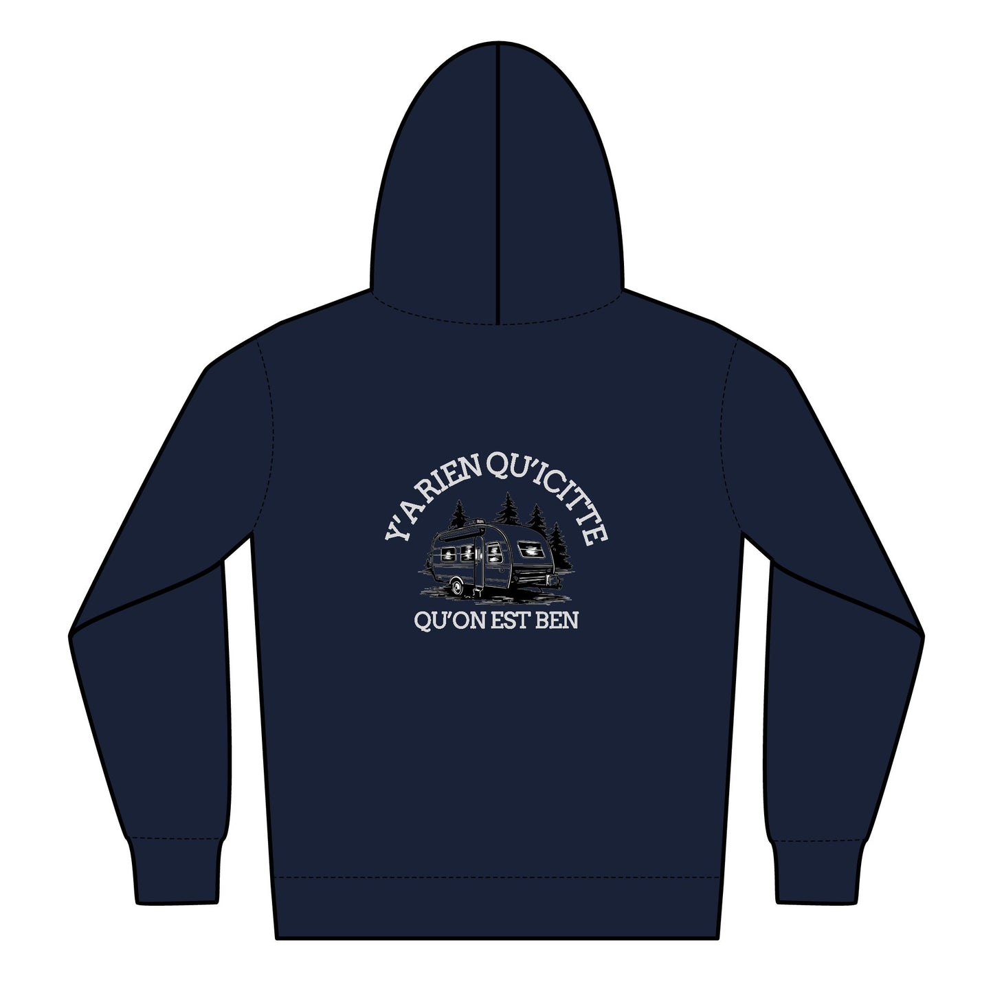 Sweats a capuche hoodies -Youth Zipped Hoodie - Adventure Awaits Design Crée_ation nature DC
