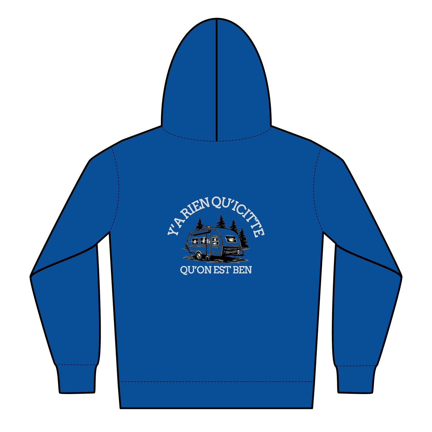 Sweats a capuche hoodies -Youth Zipped Hoodie - Adventure Awaits Design Crée_ation nature DC