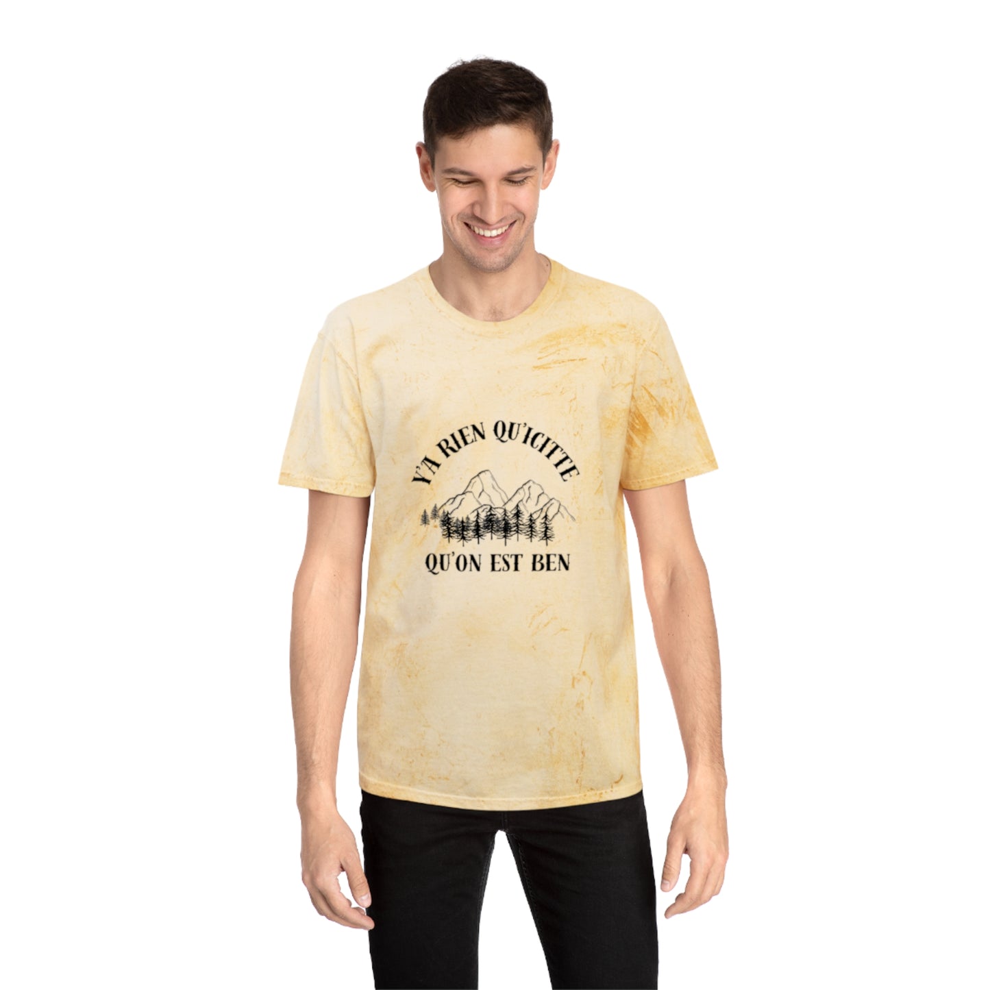 Unisex Color Blast T-Shirt - Nature-Inspired Design for Outdoor Lovers