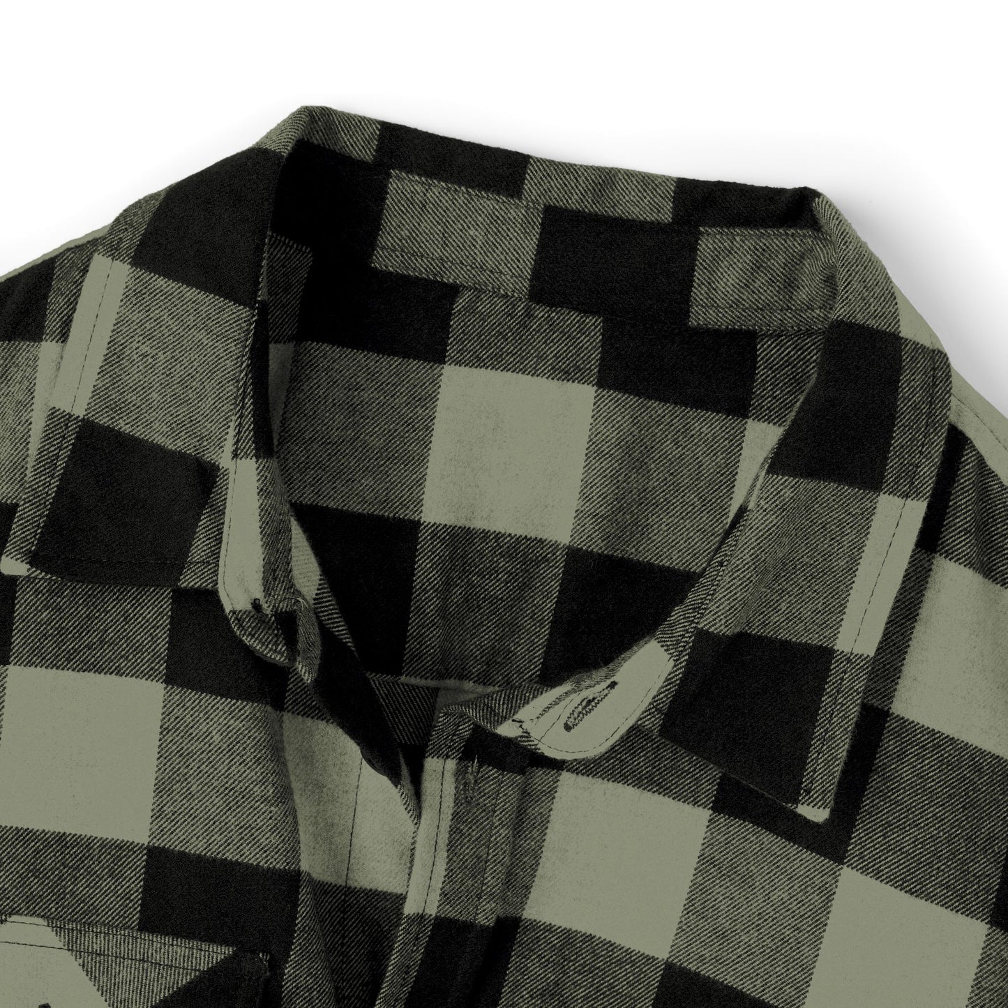 Adventure Ready Unisex Flannel Shirt with Outdoor Print-Crée_ation Nature DC