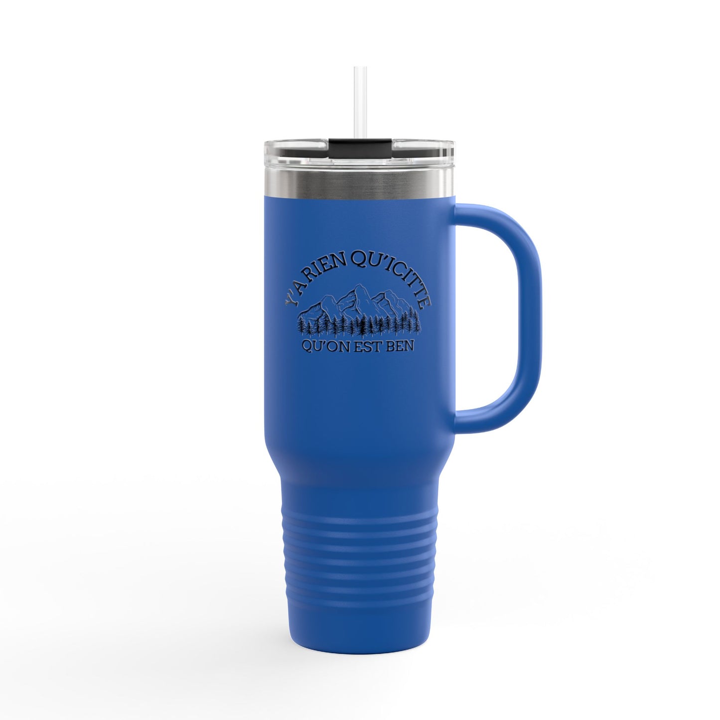 40oz Insulated Travel Mug with Bear Paw Design - Perfect for Camping and Outdoor Adventures Crée_ation Nature DC
