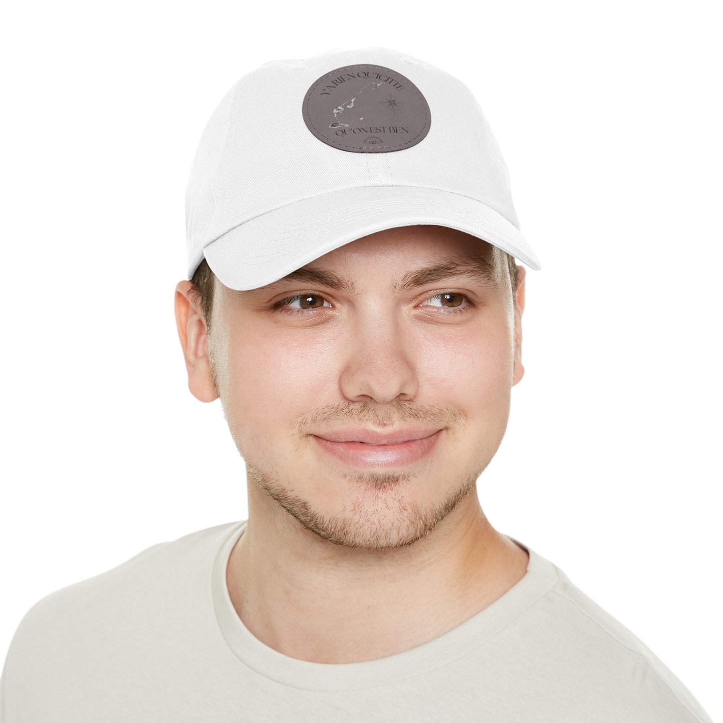 Adventure Dad Hat with Leather Patch - Perfect for Outdoor Enthusiasts - Crée_ation Nature DC