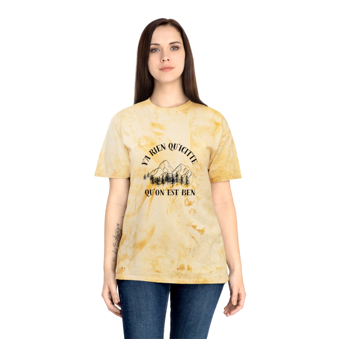 Unisex Color Blast T-Shirt - Nature-Inspired Design for Outdoor Lovers