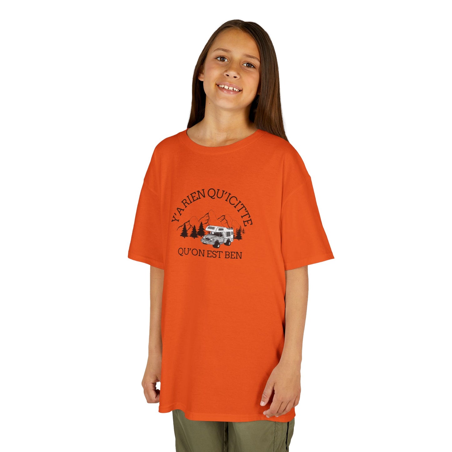 t-shirt en coton™ épais pour enfants- Adventure Awaits Kids Tee - Crée_Ation Nature DC