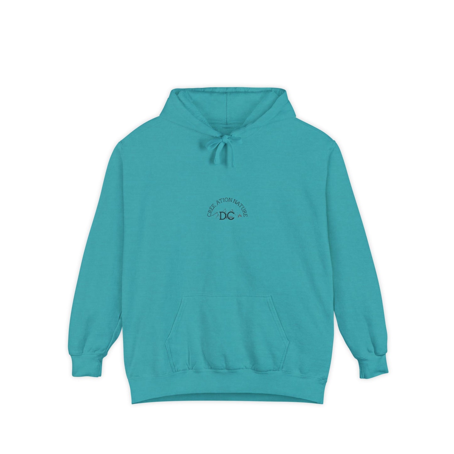 Sweats a capuche Nature-Themed Unisex Garment-Dyed Hoodie with Inspirational Quotes-Crée_ation Nature DC