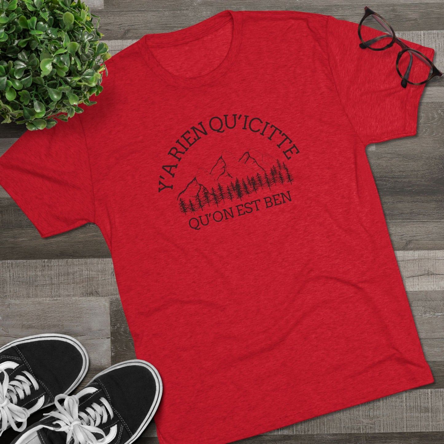 Unisex Tri-Blend Crew Tee - Nature Quote Graphic T-Shirt for Outdoor Enthusiasts - Crée_ation Nature DC