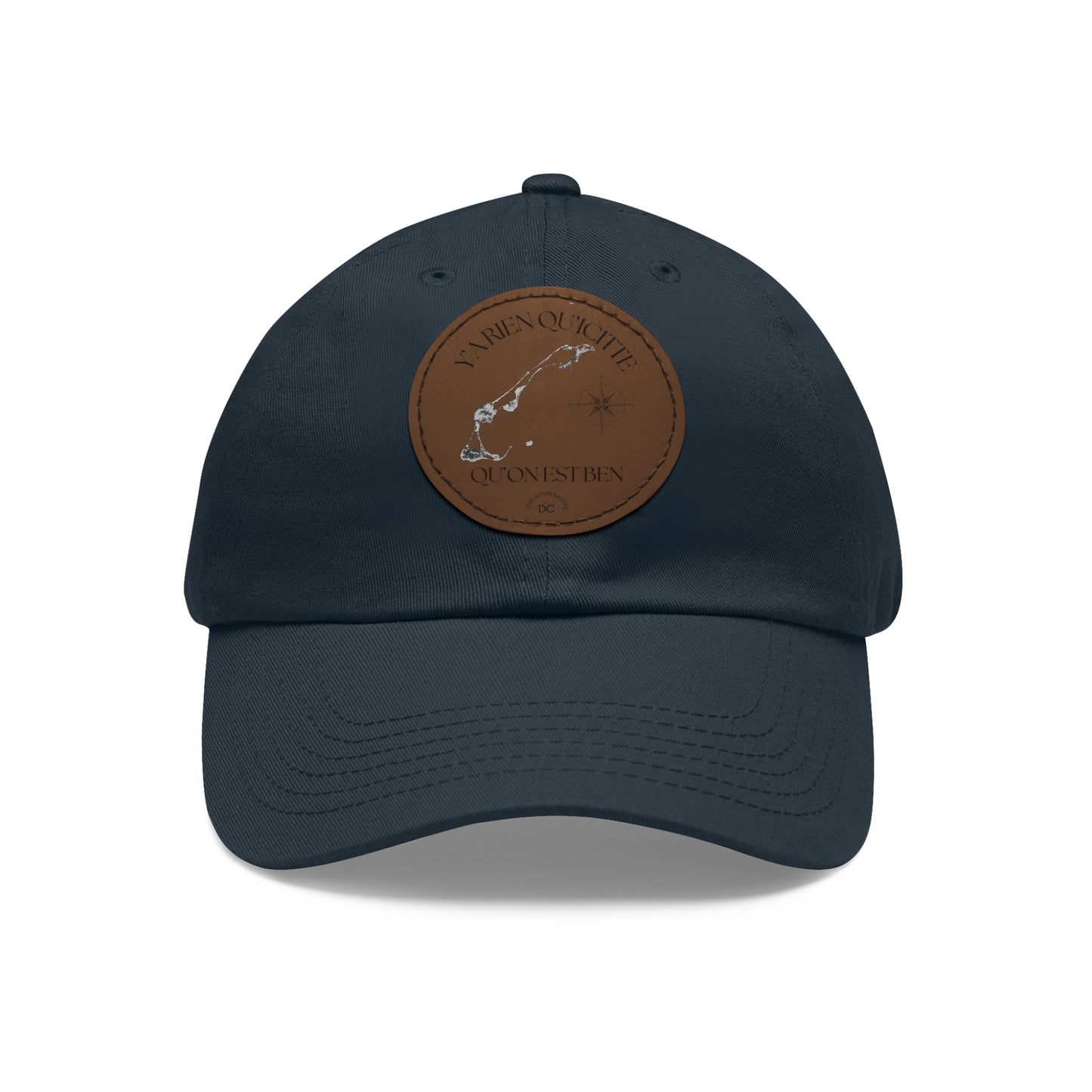Adventure Dad Hat with Leather Patch - Perfect for Outdoor Enthusiasts - Crée_ation Nature DC