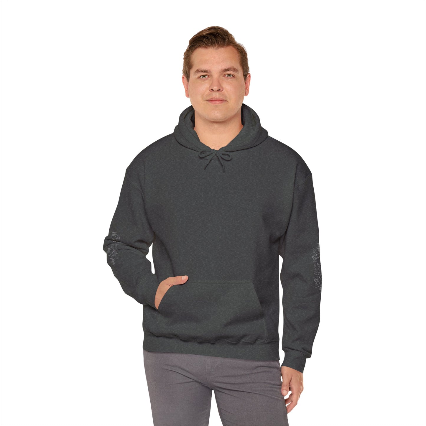 Sweats à capuche Unisex Heavy Blend™ Hooded Sweatshirt - Cozy Adventure Vibes with Motivational Quote-Crée_ation Nature DC