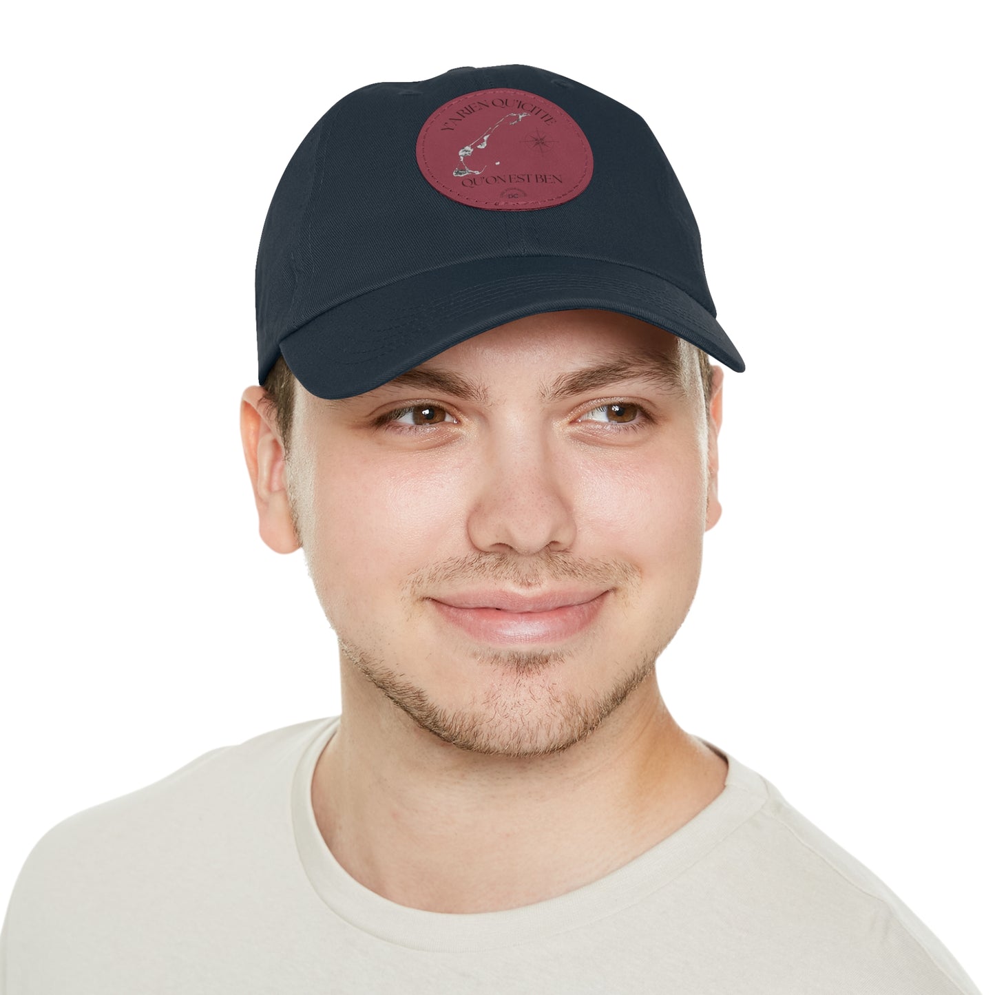 Adventure Dad Hat with Leather Patch - Perfect for Outdoor Enthusiasts - Crée_ation Nature DC
