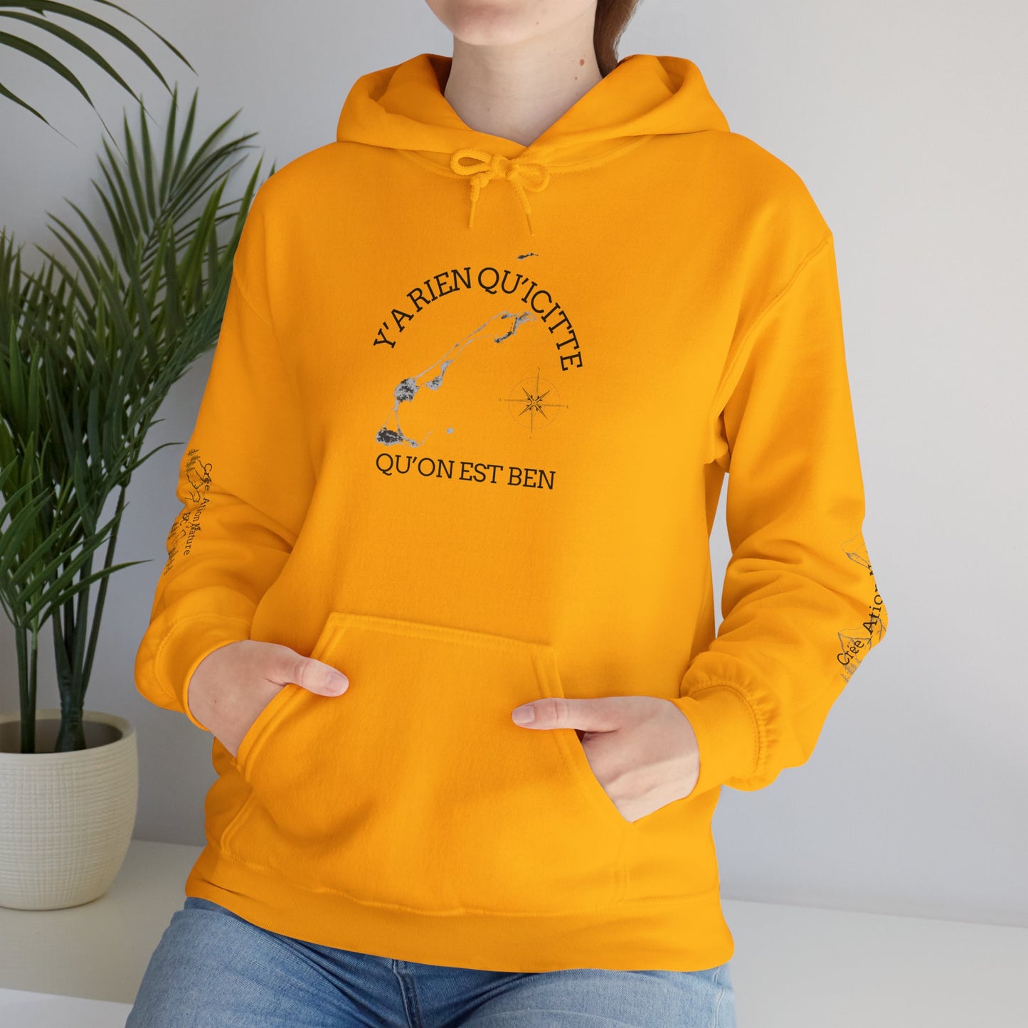sweats a capuche -Inspirational Quote Unisex Hoodie - Cozy Heavy Blend Sweatshirt - Crée_ation Nature DC