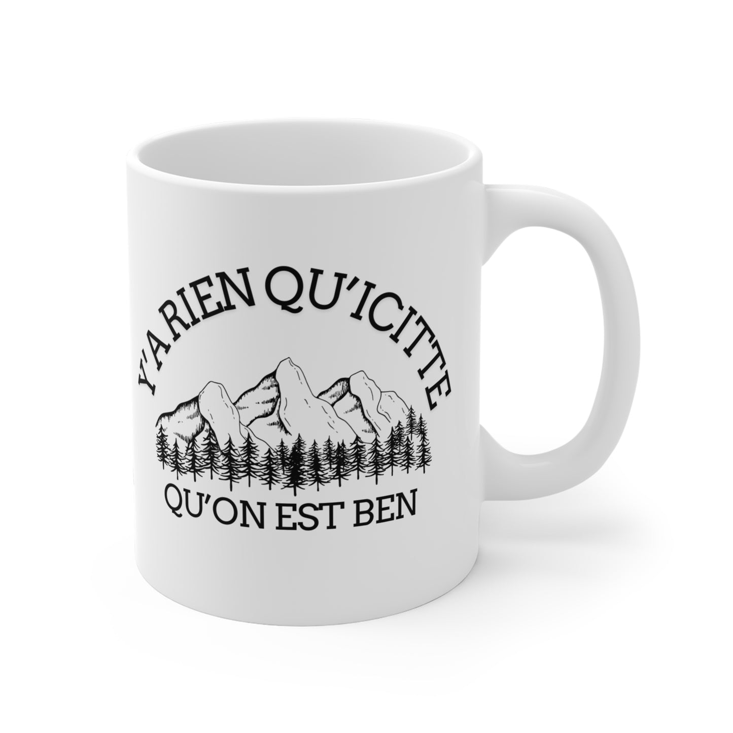tasse a café montagne , Mountain Vibes Ceramic Mug - 11oz, 15oz, 20oz - Perfect Gift for Nature Lovers- Crée_ation Nature DC