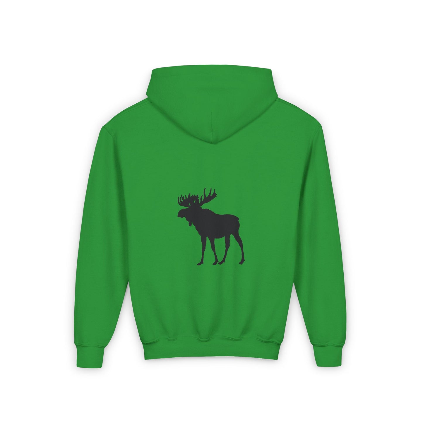 Youth Heavy Blend Hooded Sweatshirt - Nature Moose Design