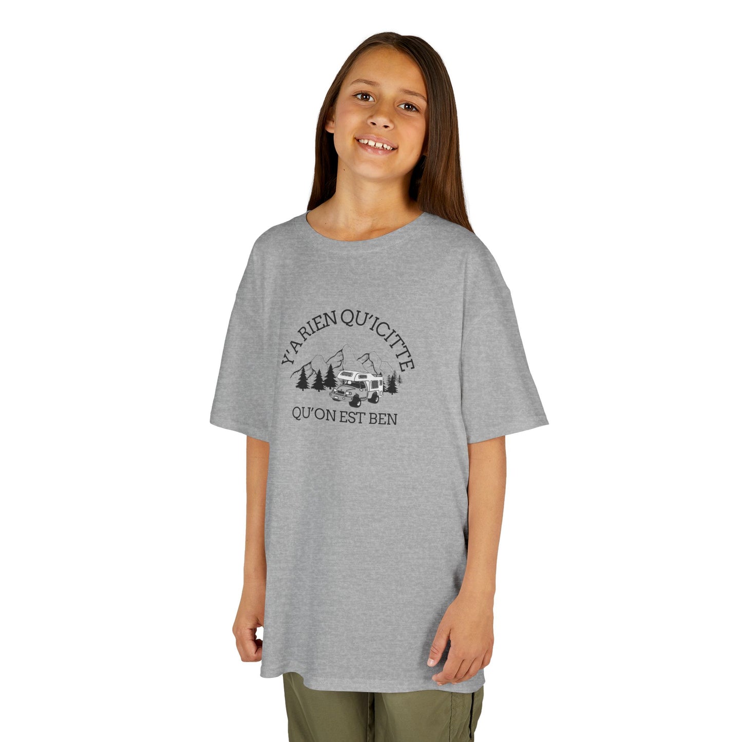 t-shirt en coton™ épais pour enfants- Adventure Awaits Kids Tee - Crée_Ation Nature DC
