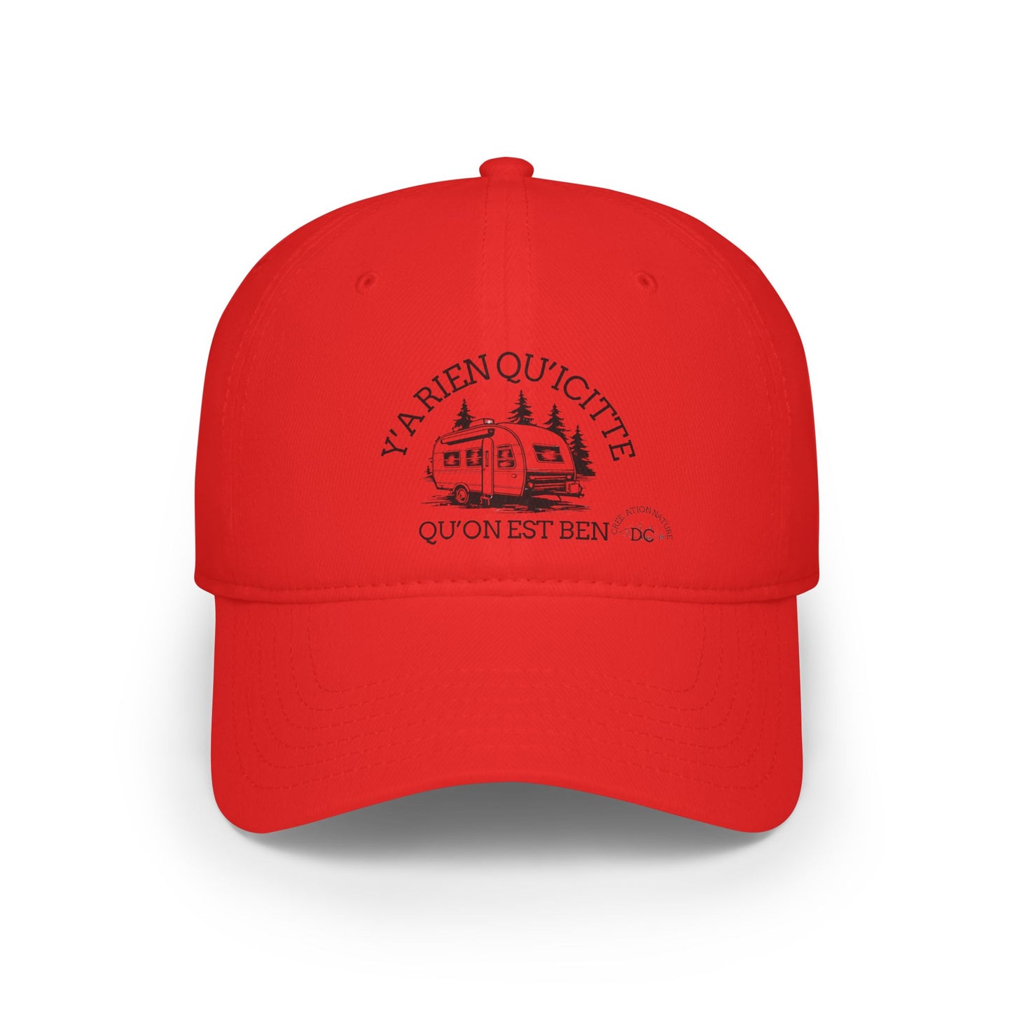 Quirky Outdoor Low Profile Baseball Cap - Perfect for Camping Lovers - Crée_ation Nature DC