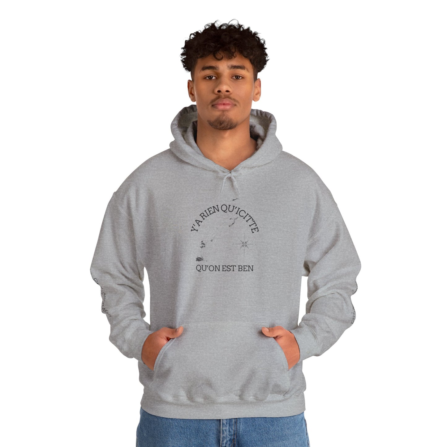 sweats a capuche -Inspirational Quote Unisex Hoodie - Cozy Heavy Blend Sweatshirt - Crée_ation Nature DC