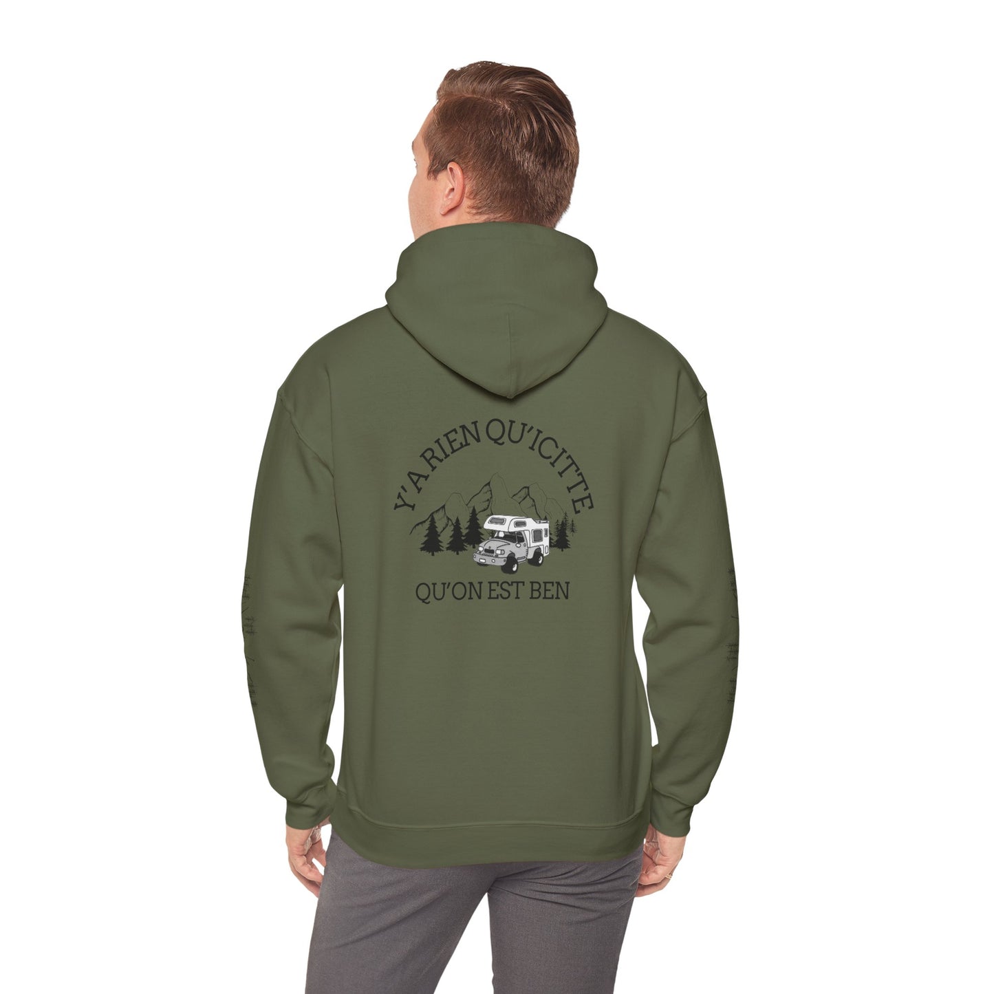 Sweats a capuche Unisex Heavy Blend™ Hooded Sweatshirt - Cozy Adventure Vibes - Perfect for Outdoor Lovers-Crée_ation Nature DC