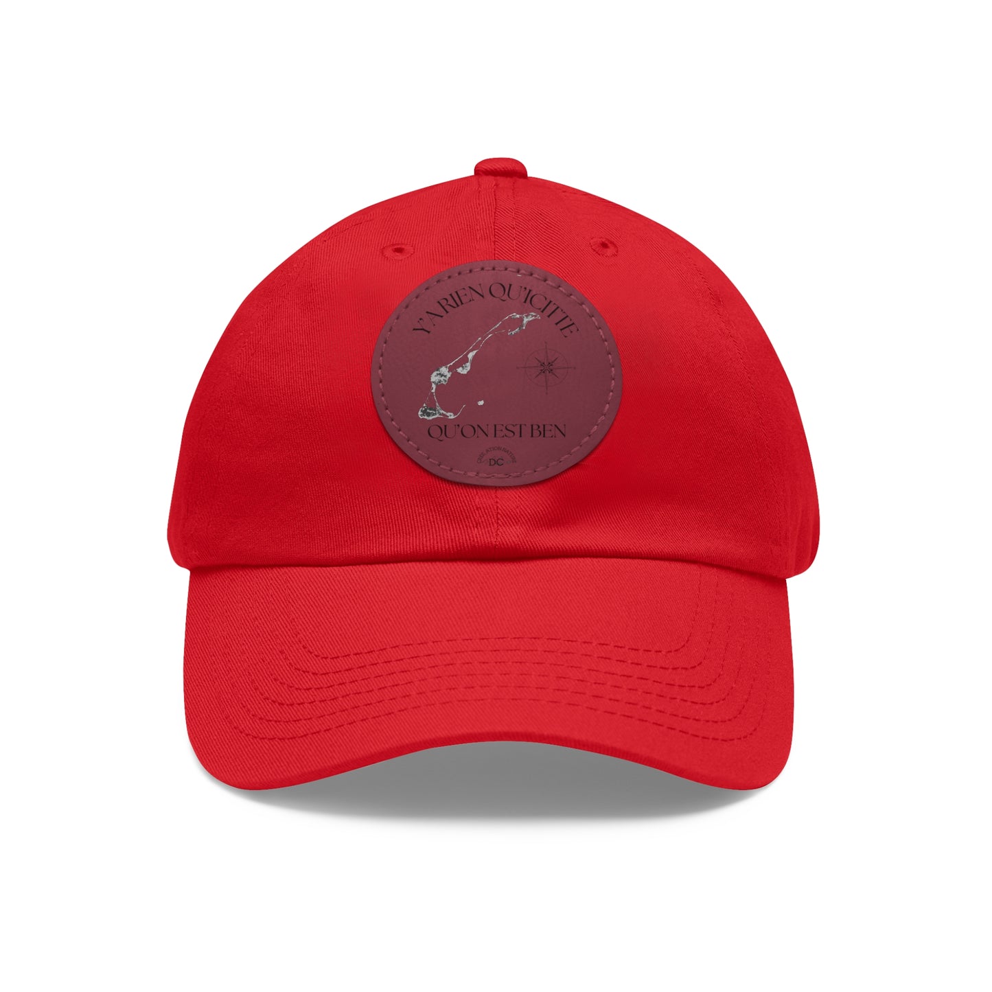 Adventure Dad Hat with Leather Patch - Perfect for Outdoor Enthusiasts - Crée_ation Nature DC