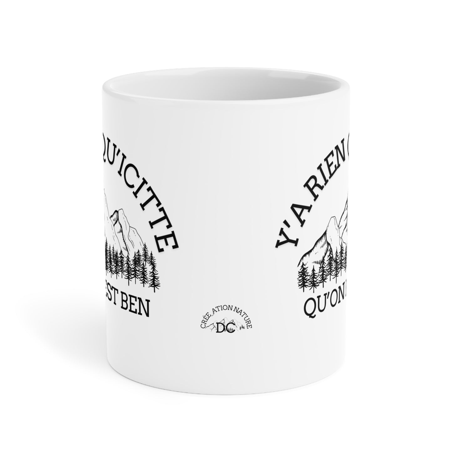 tasse a café montagne , Mountain Vibes Ceramic Mug - 11oz, 15oz, 20oz - Perfect Gift for Nature Lovers- Crée_ation Nature DC