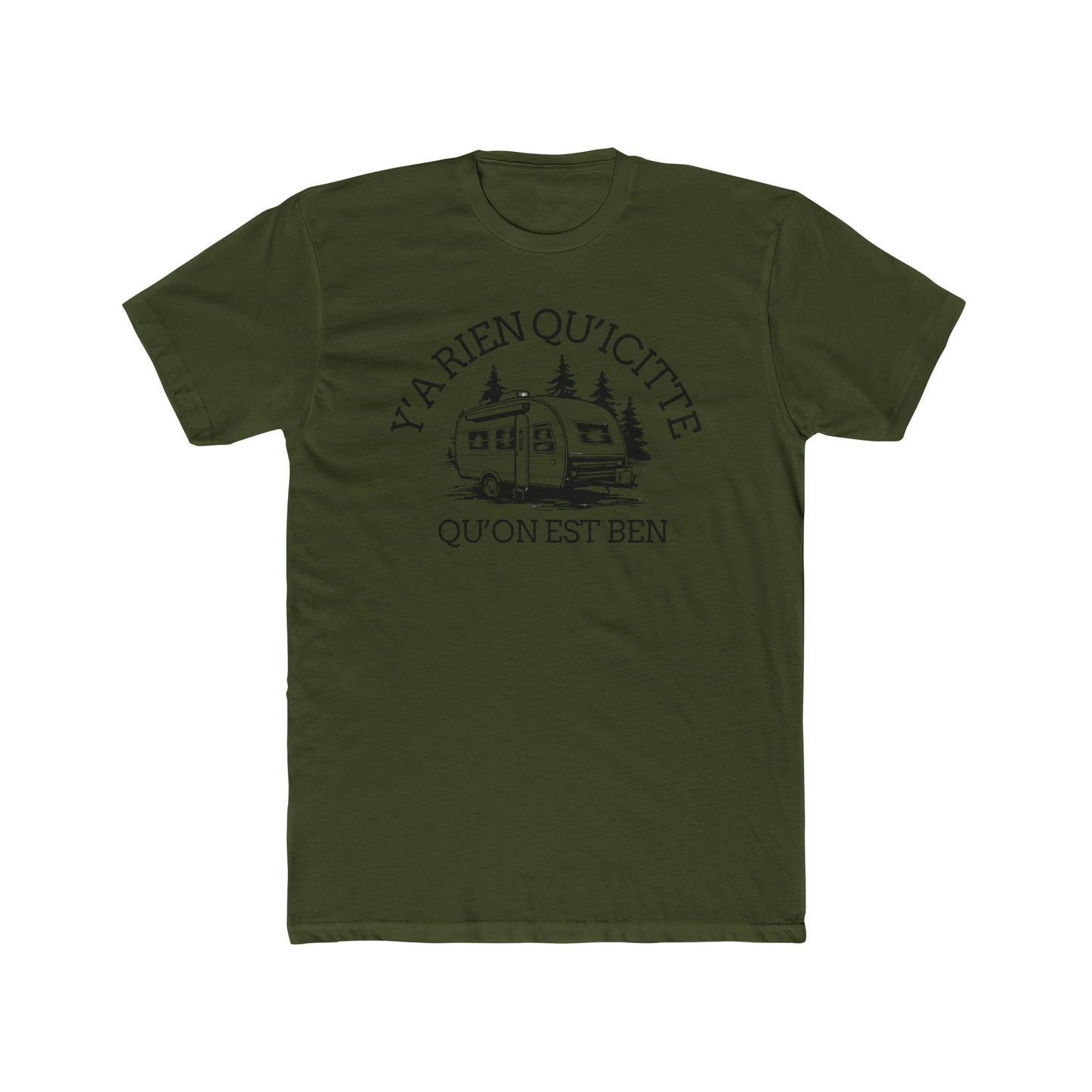 Unisex Cotton Crew Tee - Vintage RV Adventure T-Shirt -Crée_ation Nature DC