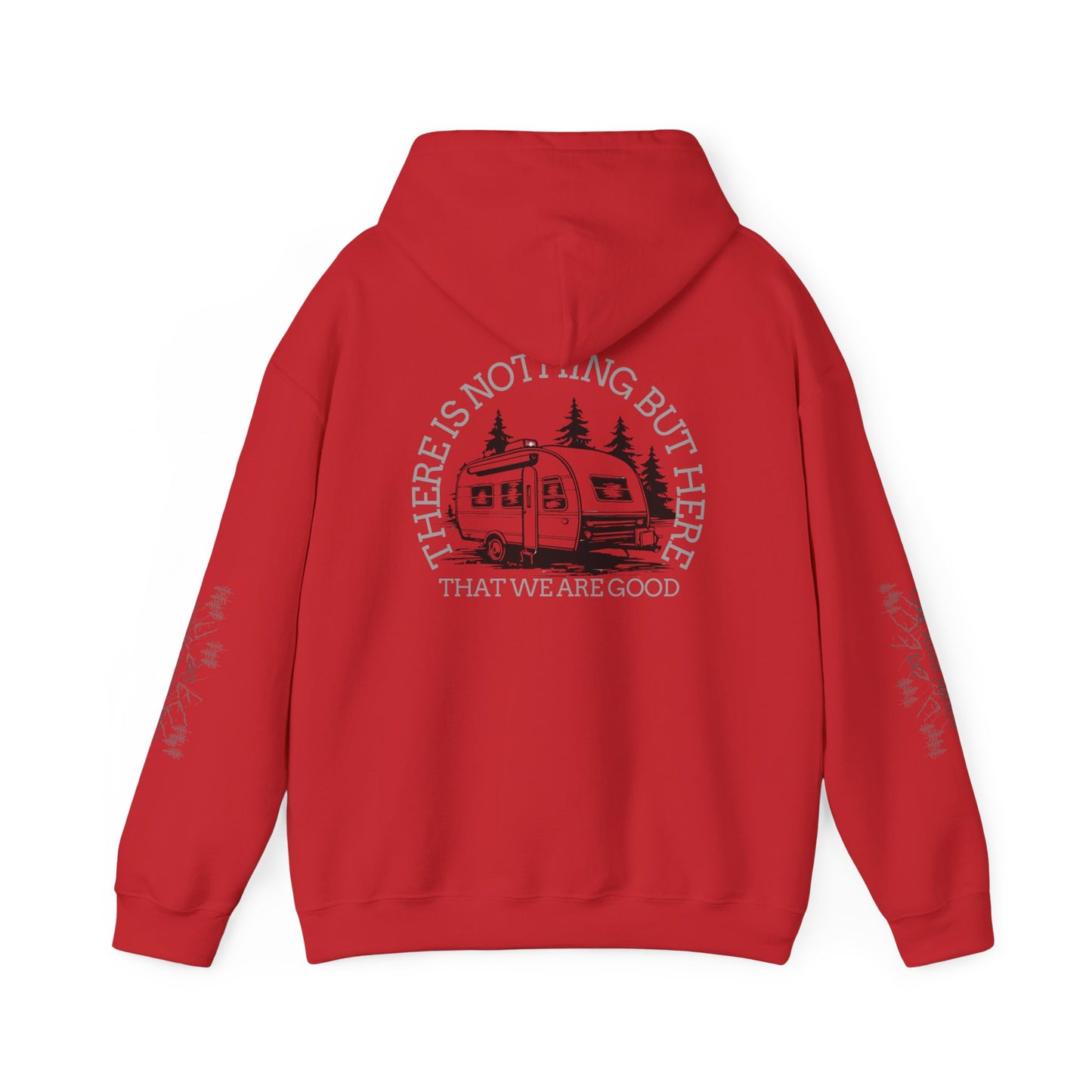Inspirational Camping Hoodie - Unisex Heavy Blend™ Sweatshirt with Nature Design