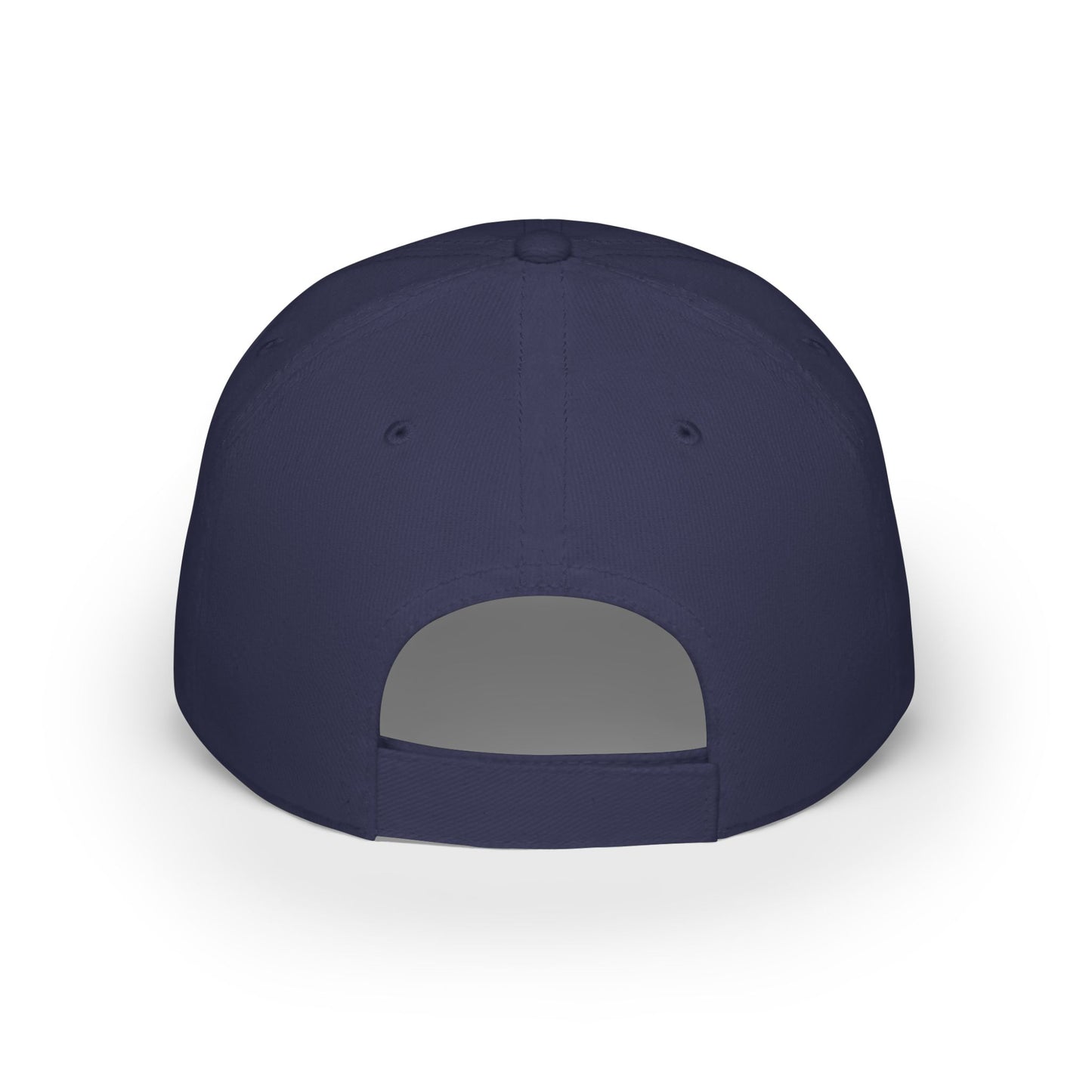 Casual Red Low Profile Baseball Cap - 'Ya Rien Qu'Excite Qu'On Est Ben' - Crée_ation Nature DC