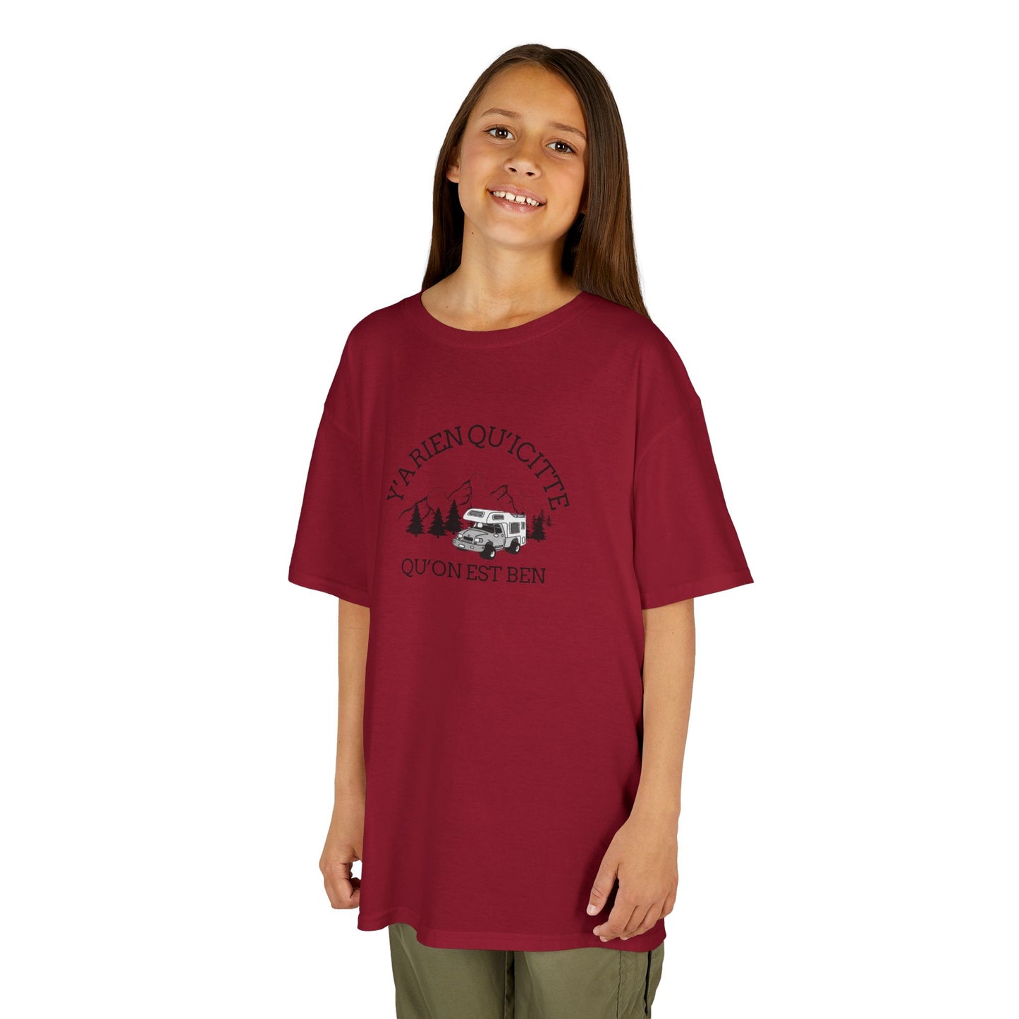 t-shirt en coton™ épais pour enfants- Adventure Awaits Kids Tee - Crée_Ation Nature DC