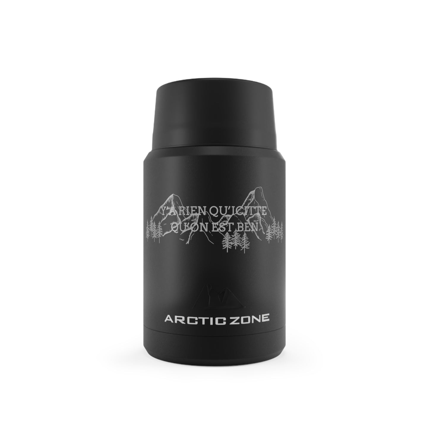 Thermos en Acier inoxydable à double paroi - Outdoor Adventure Thermos with Mountain Design