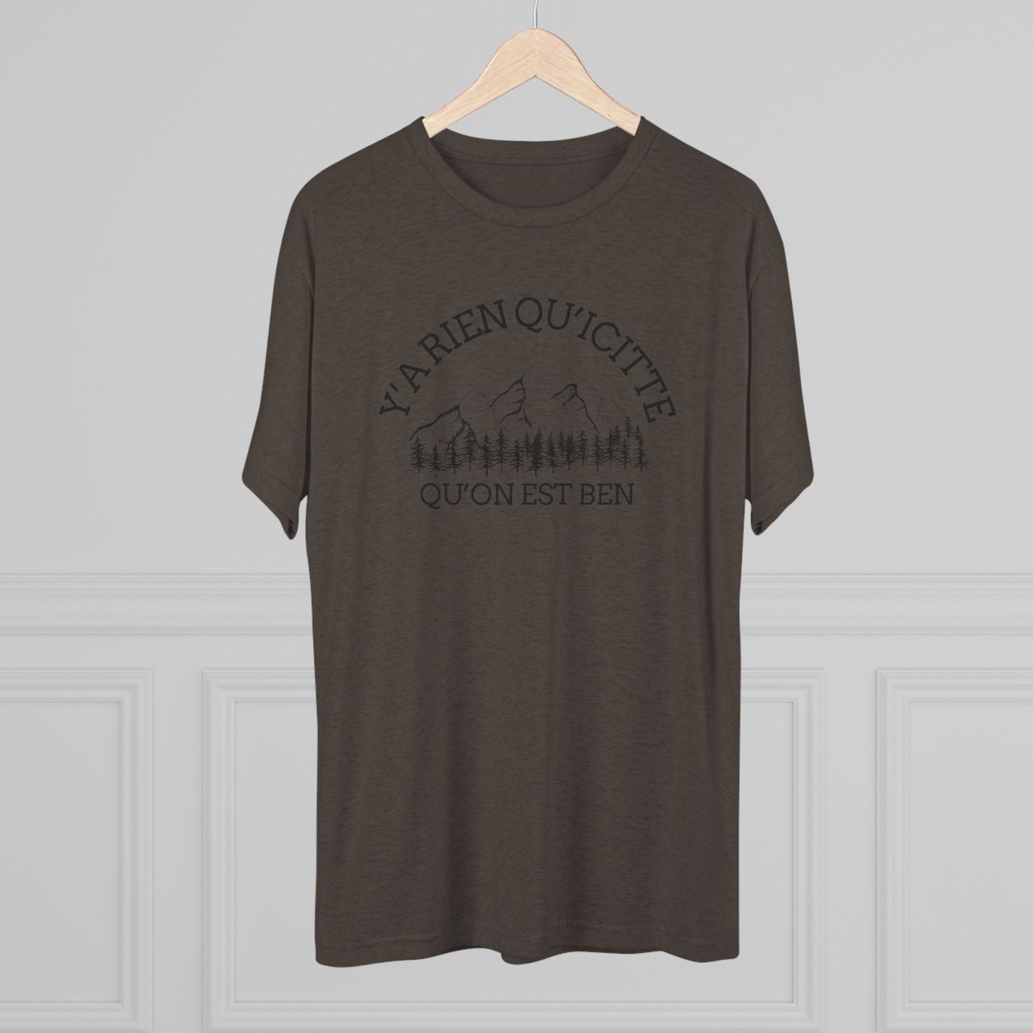 Unisex Tri-Blend Crew Tee - Nature Quote Graphic T-Shirt for Outdoor Enthusiasts - Crée_ation Nature DC