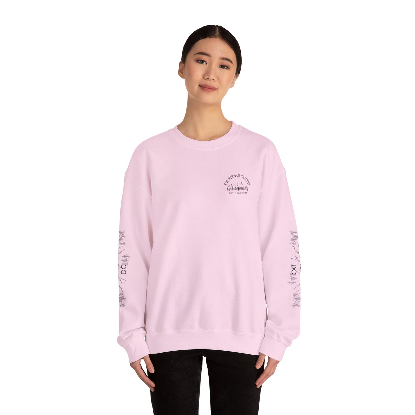 sweat-shirt à col rond confortable - Perfect for Casual Outings & Holidays Cree_Ation Nature DC