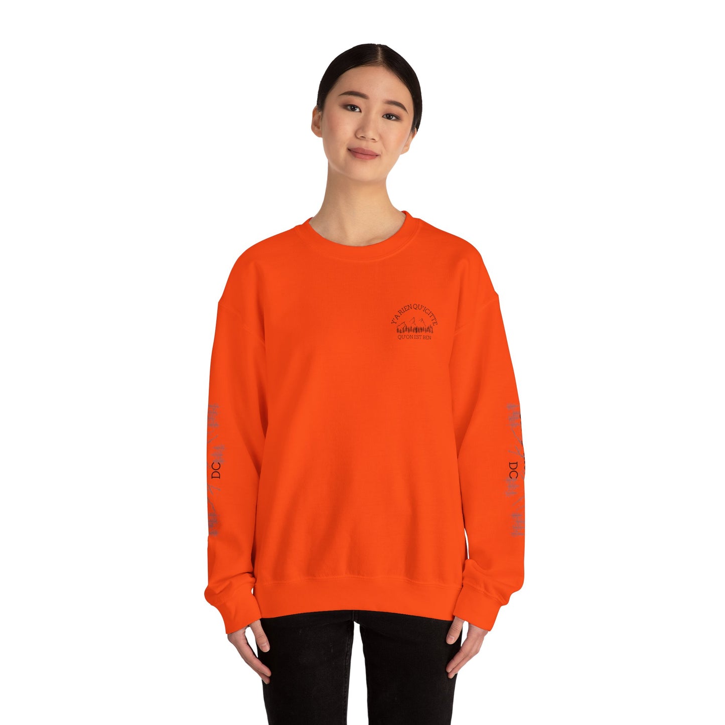 sweat-shirt à col rond confortable - Perfect for Casual Outings & Holidays Cree_Ation Nature DC