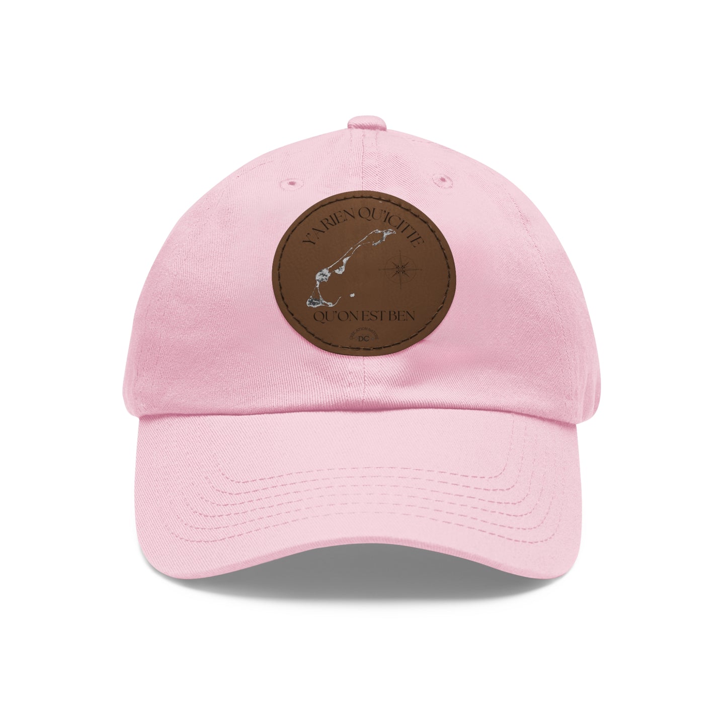 Adventure Dad Hat with Leather Patch - Perfect for Outdoor Enthusiasts - Crée_ation Nature DC