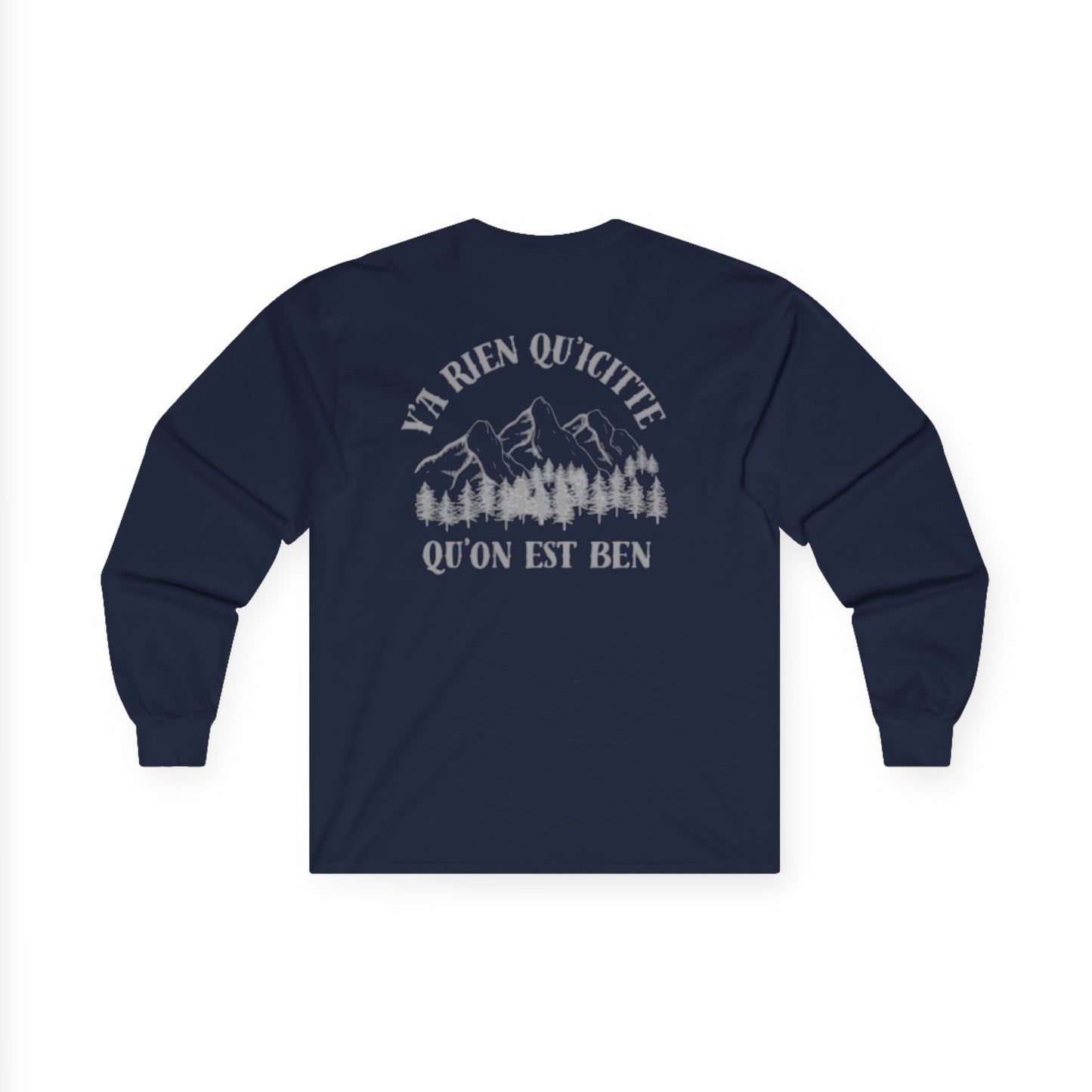 Inspirational Nature Long Sleeve Tee - Unisex Ultra Cotton Shirt for Outdoor Lovers