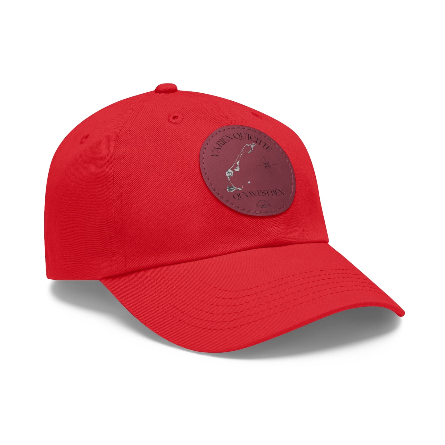 Adventure Dad Hat with Leather Patch - Perfect for Outdoor Enthusiasts - Crée_ation Nature DC