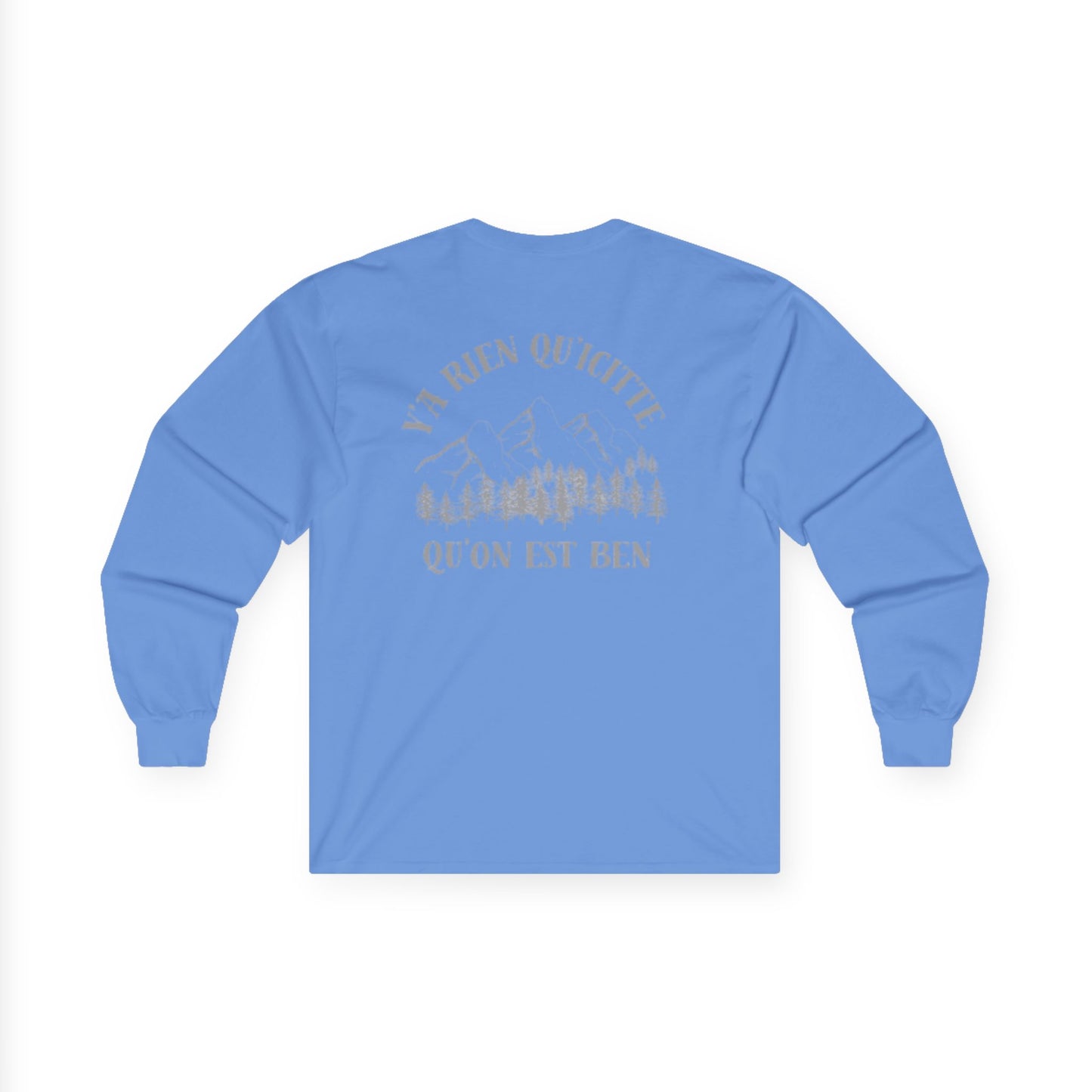 Inspirational Nature Long Sleeve Tee - Unisex Ultra Cotton Shirt for Outdoor Lovers