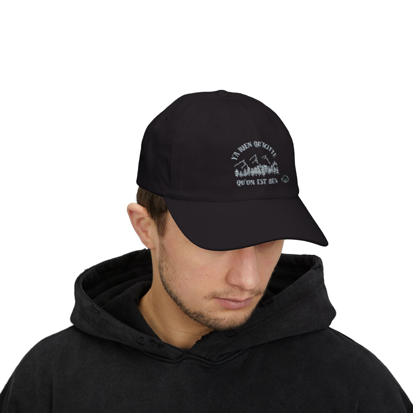 Adventure Dad Cap - Relaxed Fit with Inspirational Mountain Design