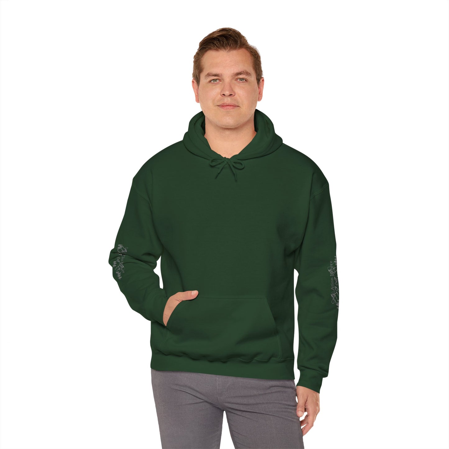 Sweats à capuche Unisex Heavy Blend™ Hooded Sweatshirt - Cozy Adventure Vibes with Motivational Quote-Crée_ation Nature DC