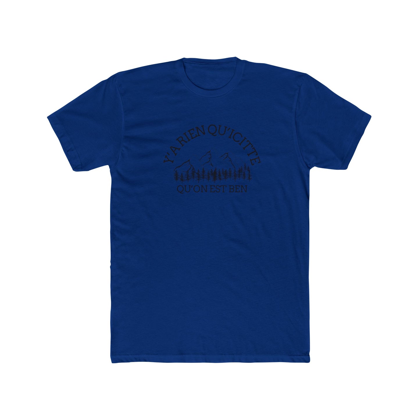 Unisex Cotton Crew Tee - Alpine Adventure Quote Tee - Crée_ation Nature DC