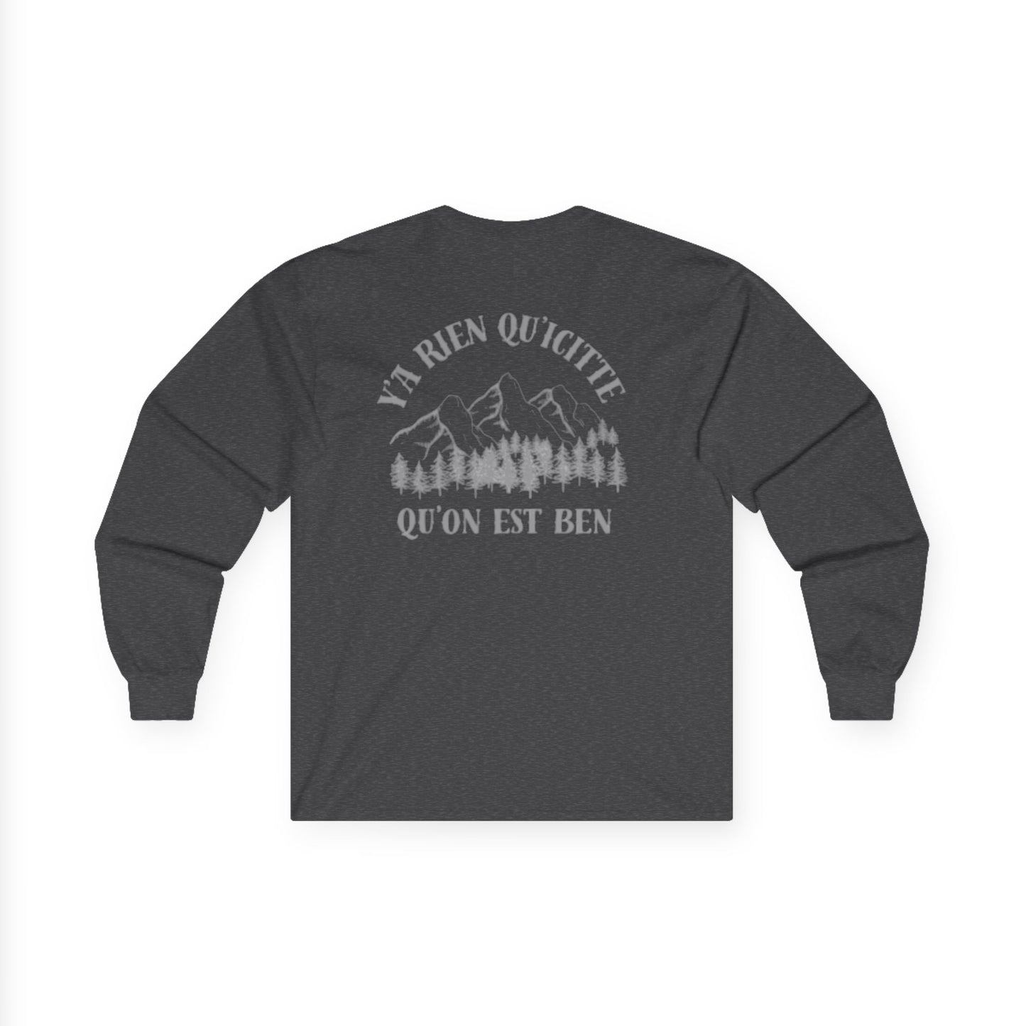 Inspirational Nature Long Sleeve Tee - Unisex Ultra Cotton Shirt for Outdoor Lovers