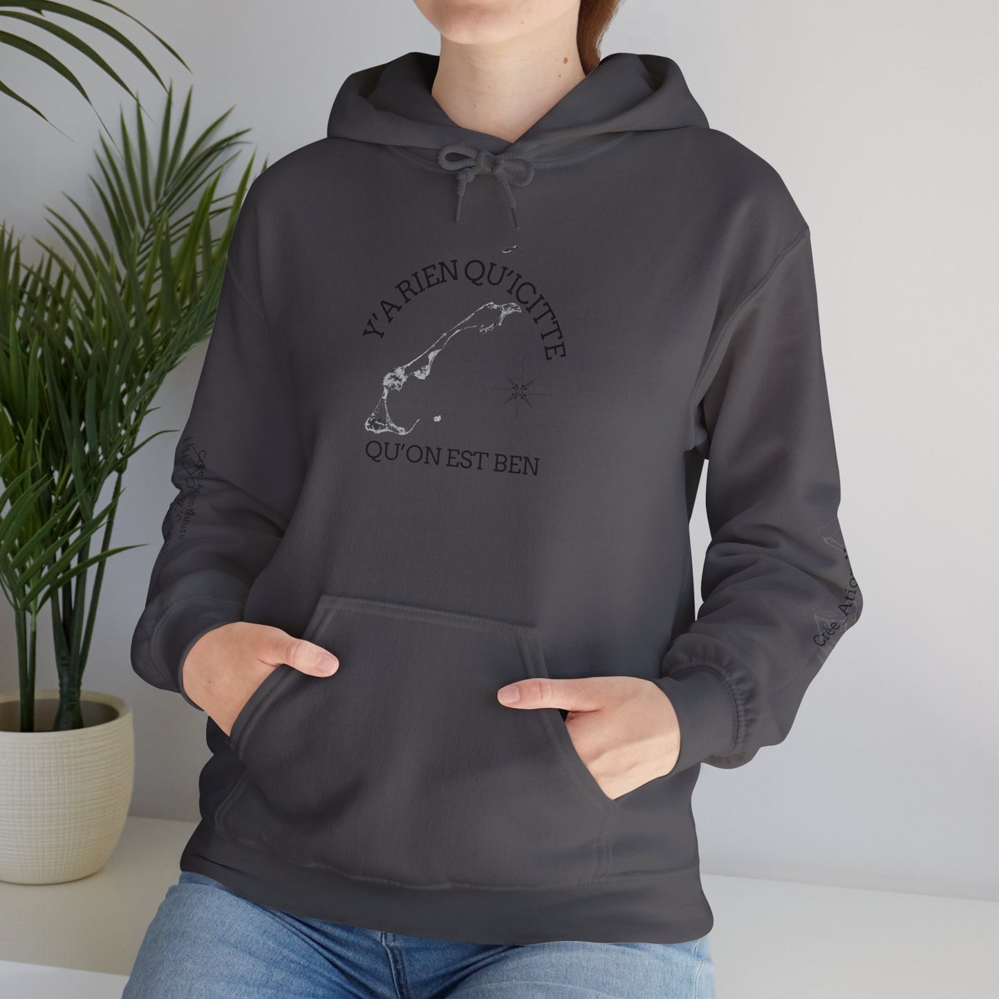 sweats a capuche -Inspirational Quote Unisex Hoodie - Cozy Heavy Blend Sweatshirt - Crée_ation Nature DC