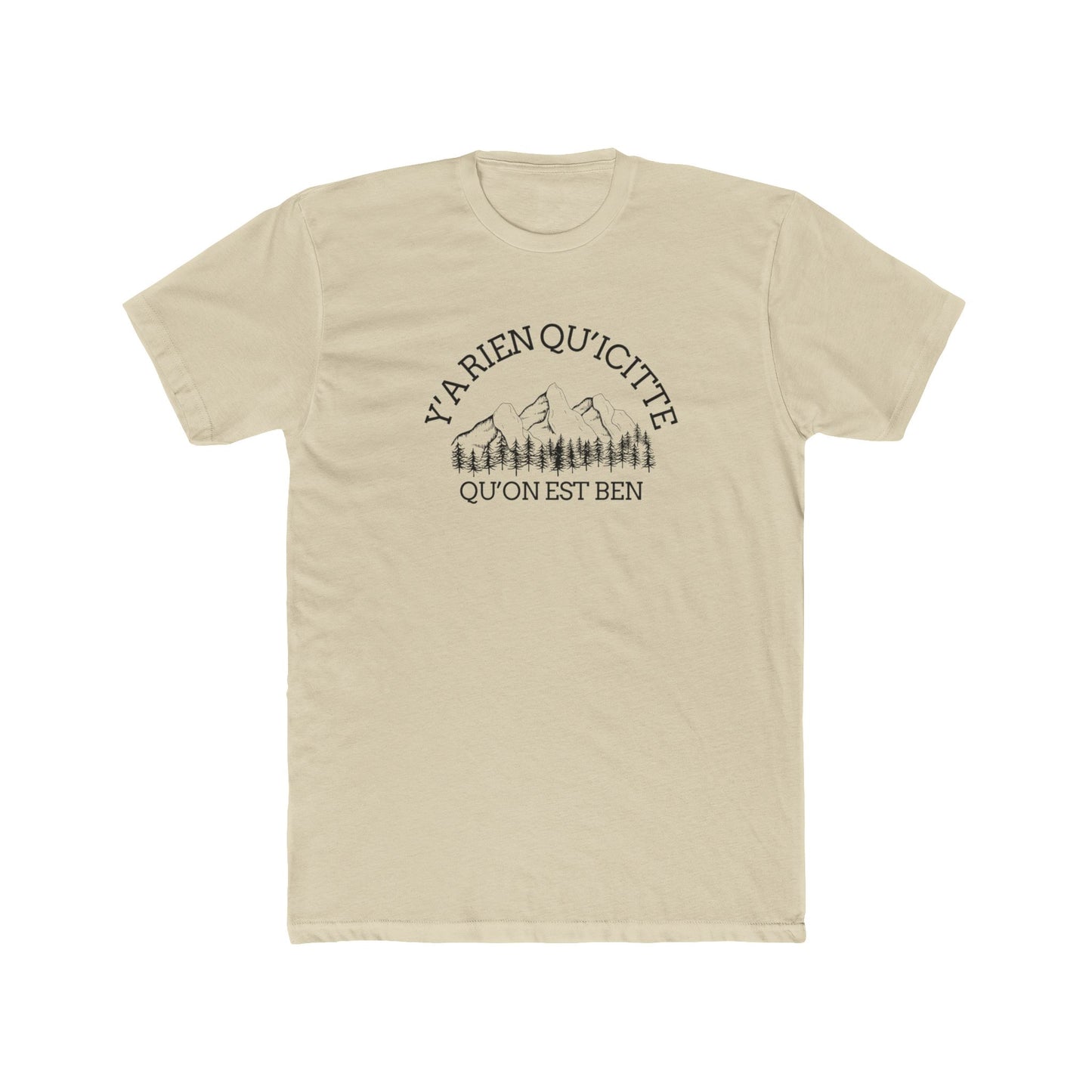 Unisex Cotton Crew Tee - Alpine Adventure Quote Tee - Crée_ation Nature DC