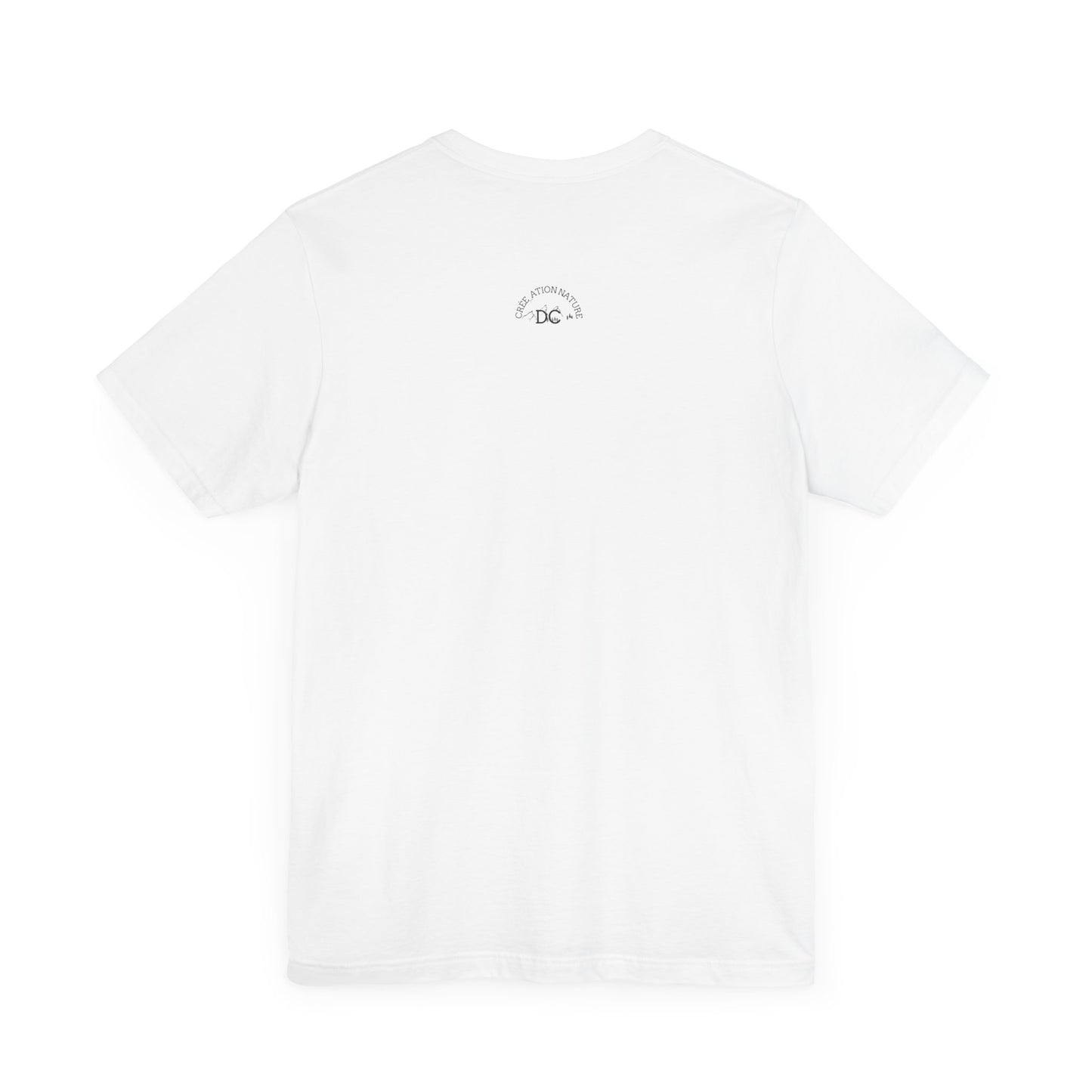 Adventure Spirit Unisex Short Sleeve Tee – 'Y'a Rien Qu'Icitte' Design-Crée_ation Nature DC