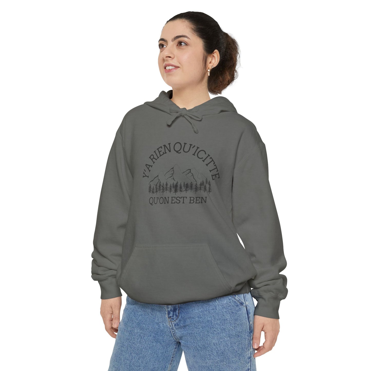 Sweats à capuche Cozy Unisex Garment-Dyed Hoodie - Nature Inspired Design - Crée_ation Nature DC