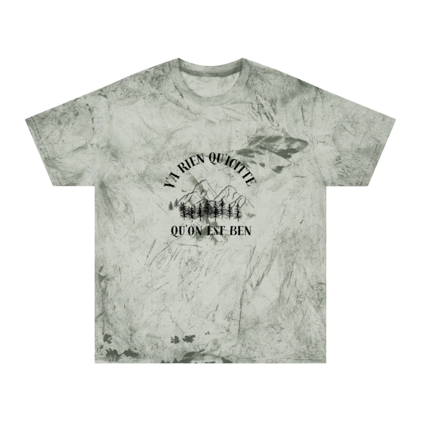 Unisex Color Blast T-Shirt - Nature-Inspired Design for Outdoor Lovers