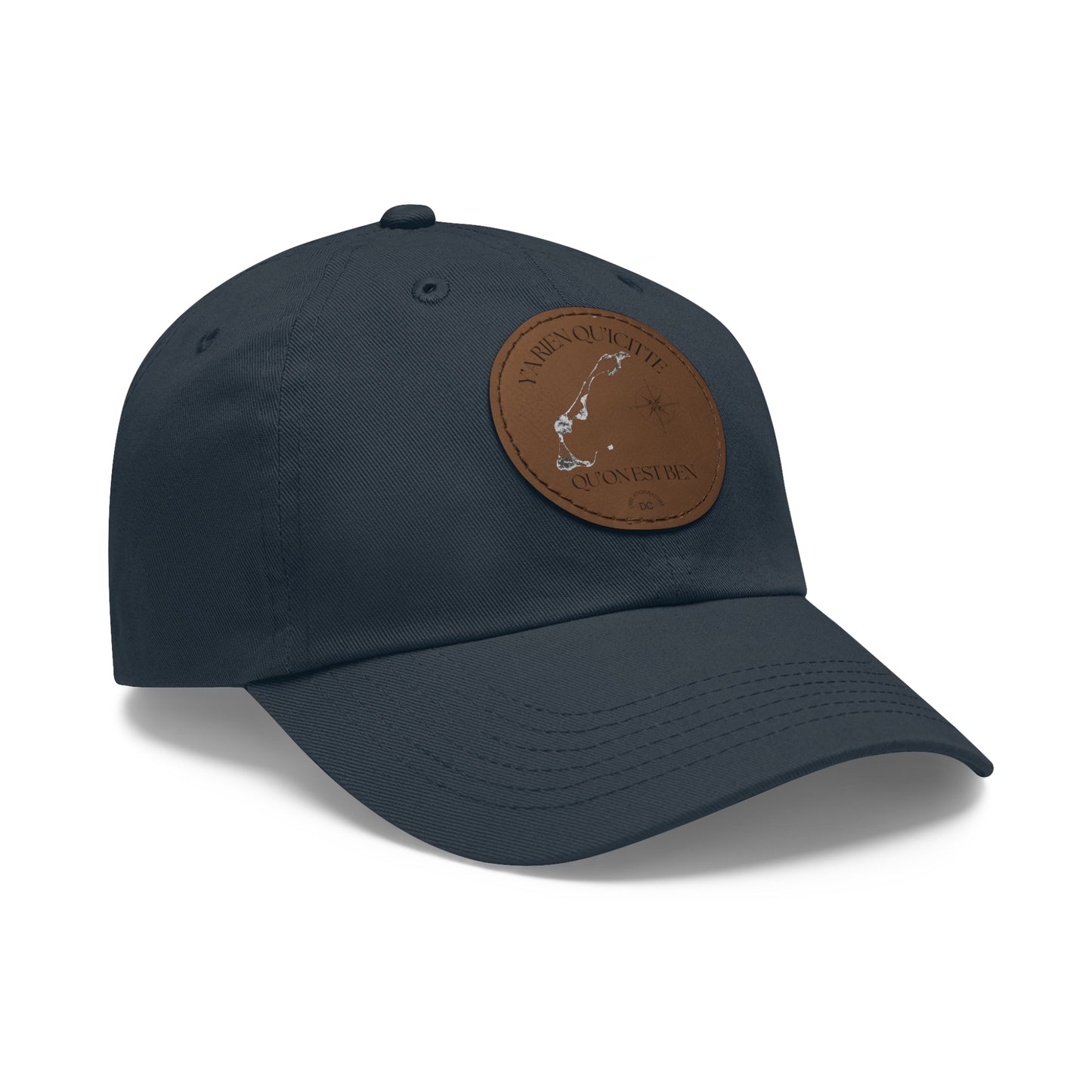 Adventure Dad Hat with Leather Patch - Perfect for Outdoor Enthusiasts - Crée_ation Nature DC