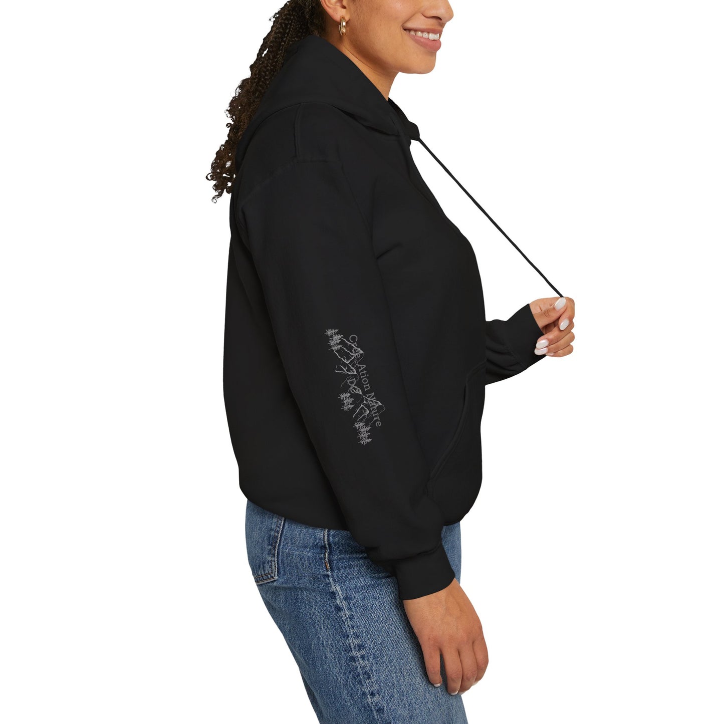 Sweats à capuche Unisex Heavy Blend™ Hooded Sweatshirt - Cozy Adventure Vibes with Motivational Quote-Crée_ation Nature DC