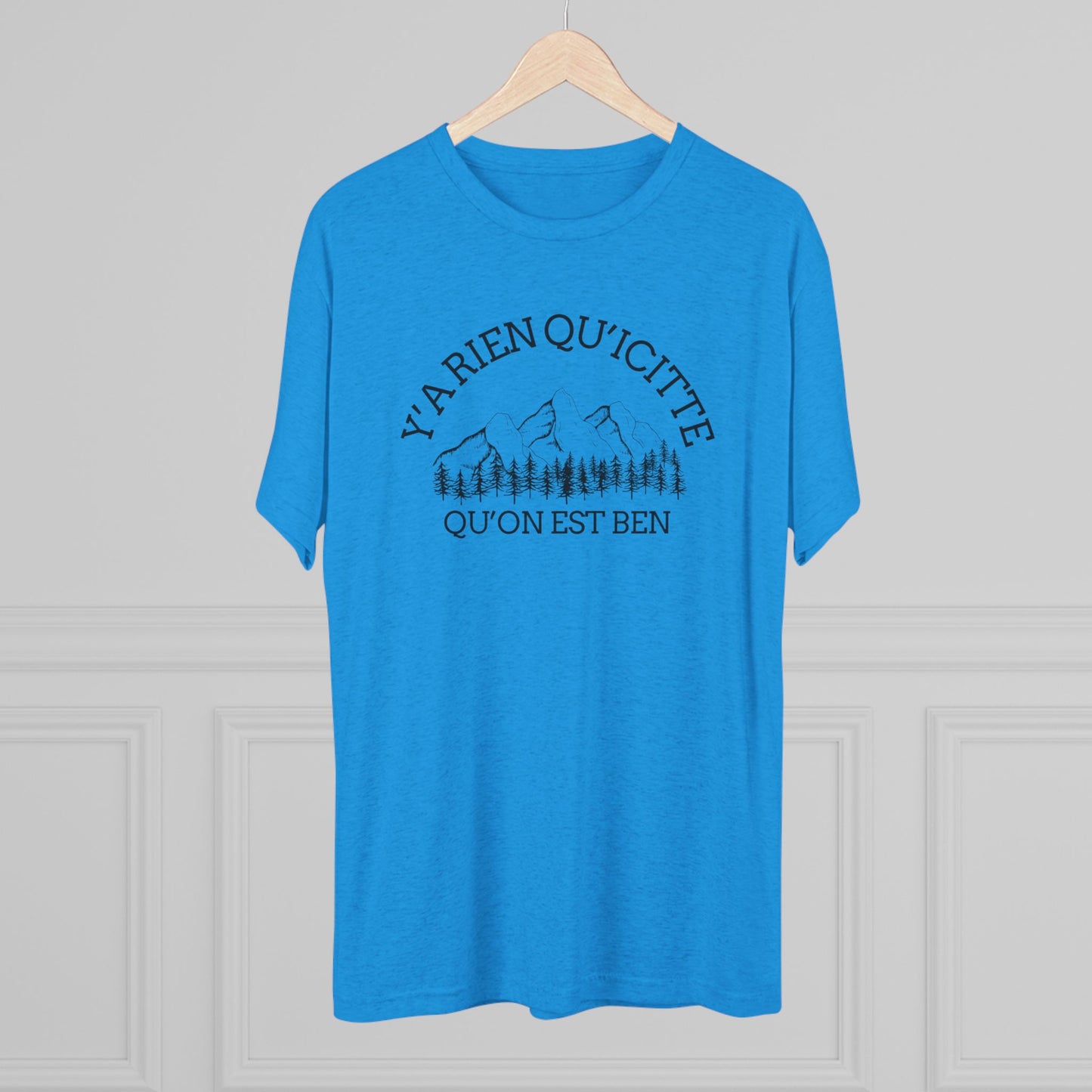 Unisex Tri-Blend Crew Tee - Nature Quote Graphic T-Shirt for Outdoor Enthusiasts - Crée_ation Nature DC