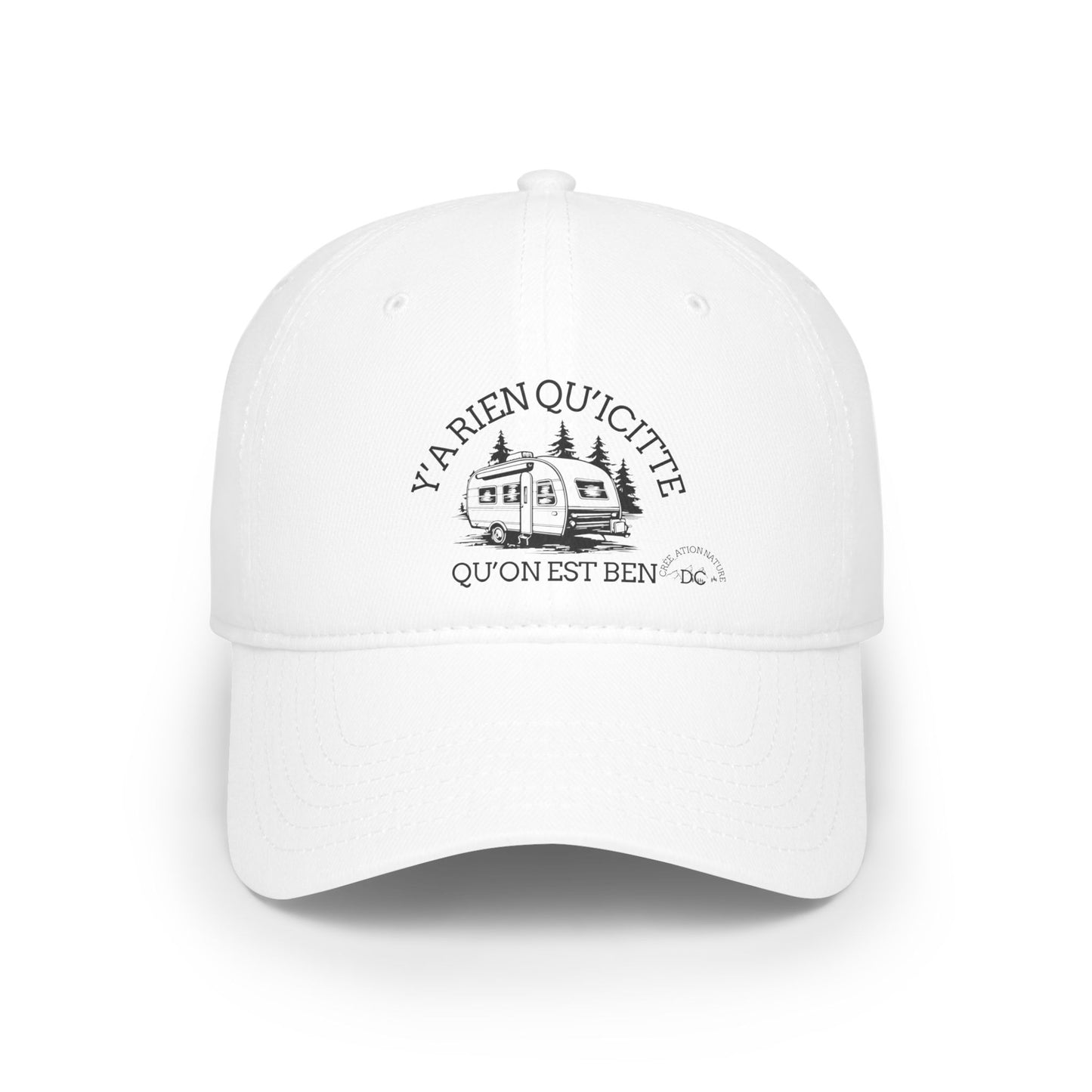 Quirky Outdoor Low Profile Baseball Cap - Perfect for Camping Lovers - Crée_ation Nature DC